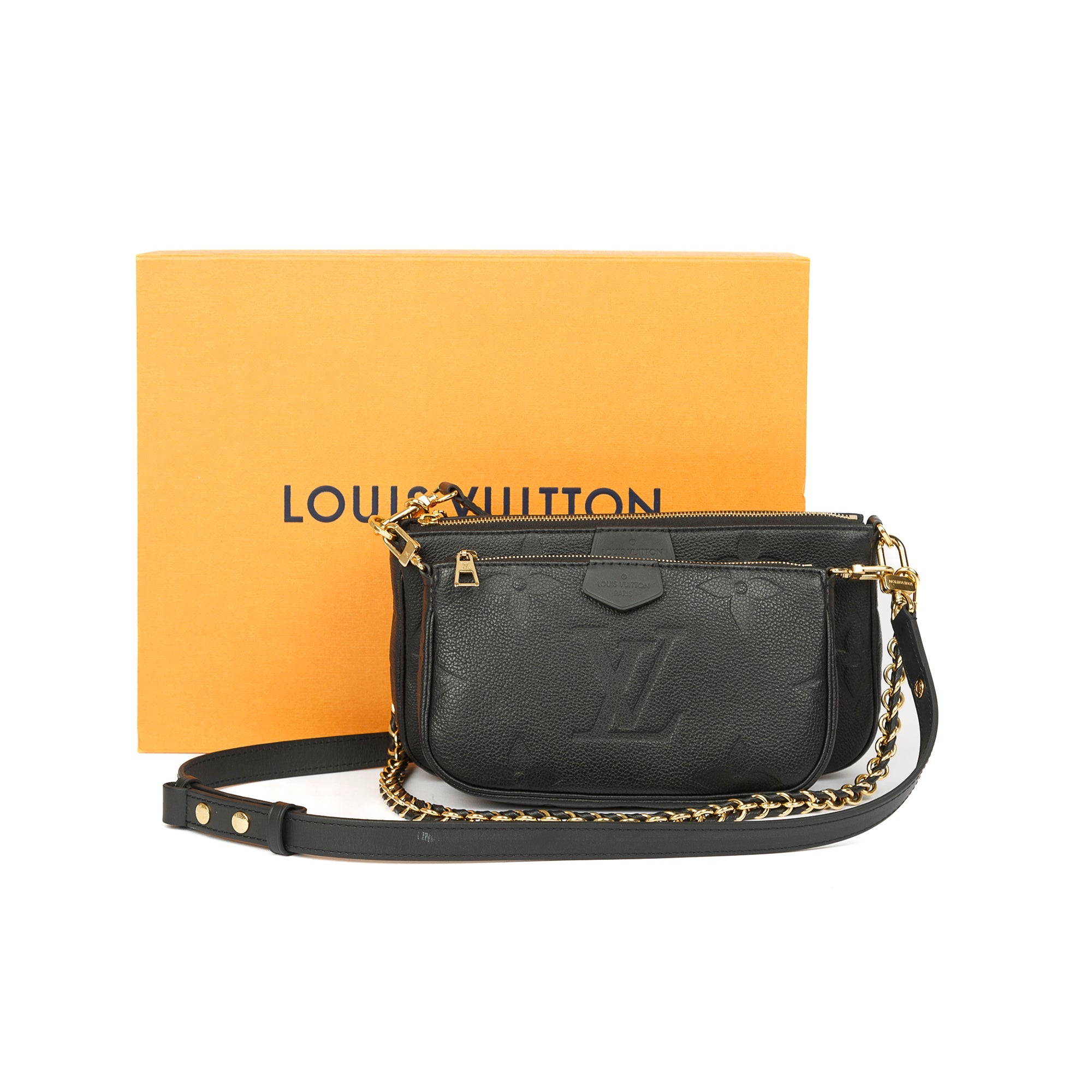 Louis Vuitton 2022 Empreinte Leather Multi-Pochette Accessoires w/ Box & Receipt