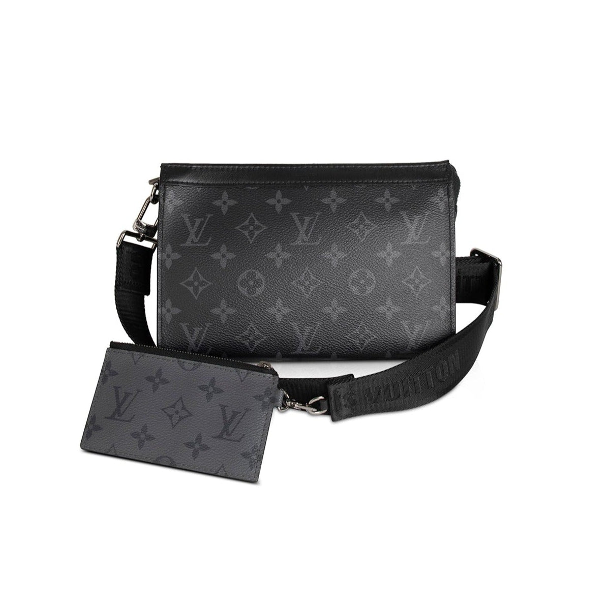 Louis Vuitton Black Monogram Shadow Leather Gaston Wearable Wallet Black  Hardware, 2021-2022 Available For Immediate Sale At Sotheby's
