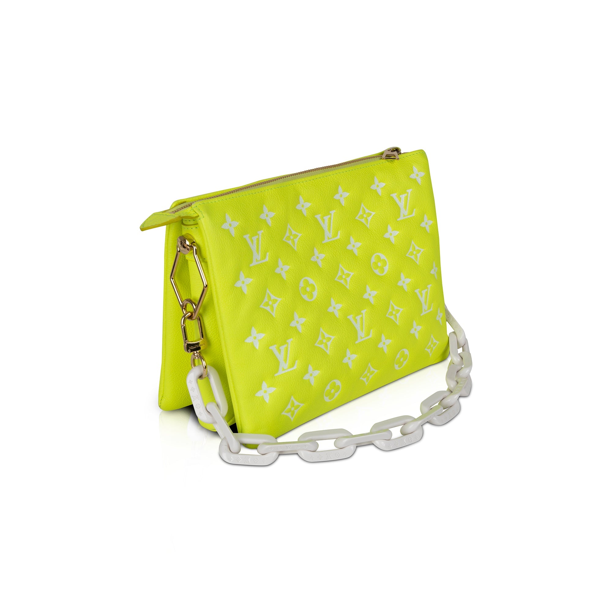 Louis Vuitton 2022 Monogram Embossed Leather Coussin PM