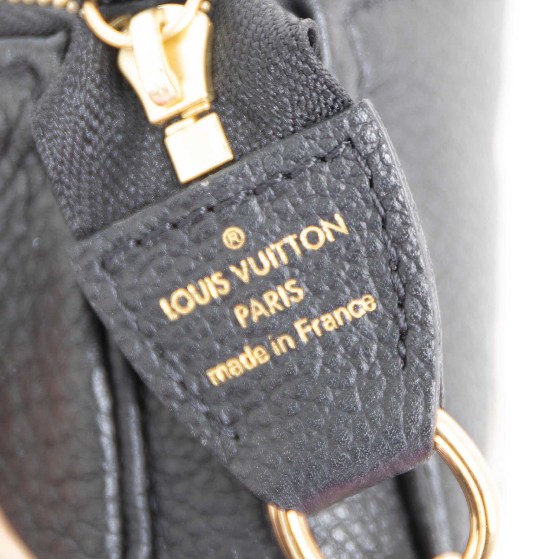 Louis Vuitton 2022 Monogram Empreinte Leather Mini Pochette Accessories