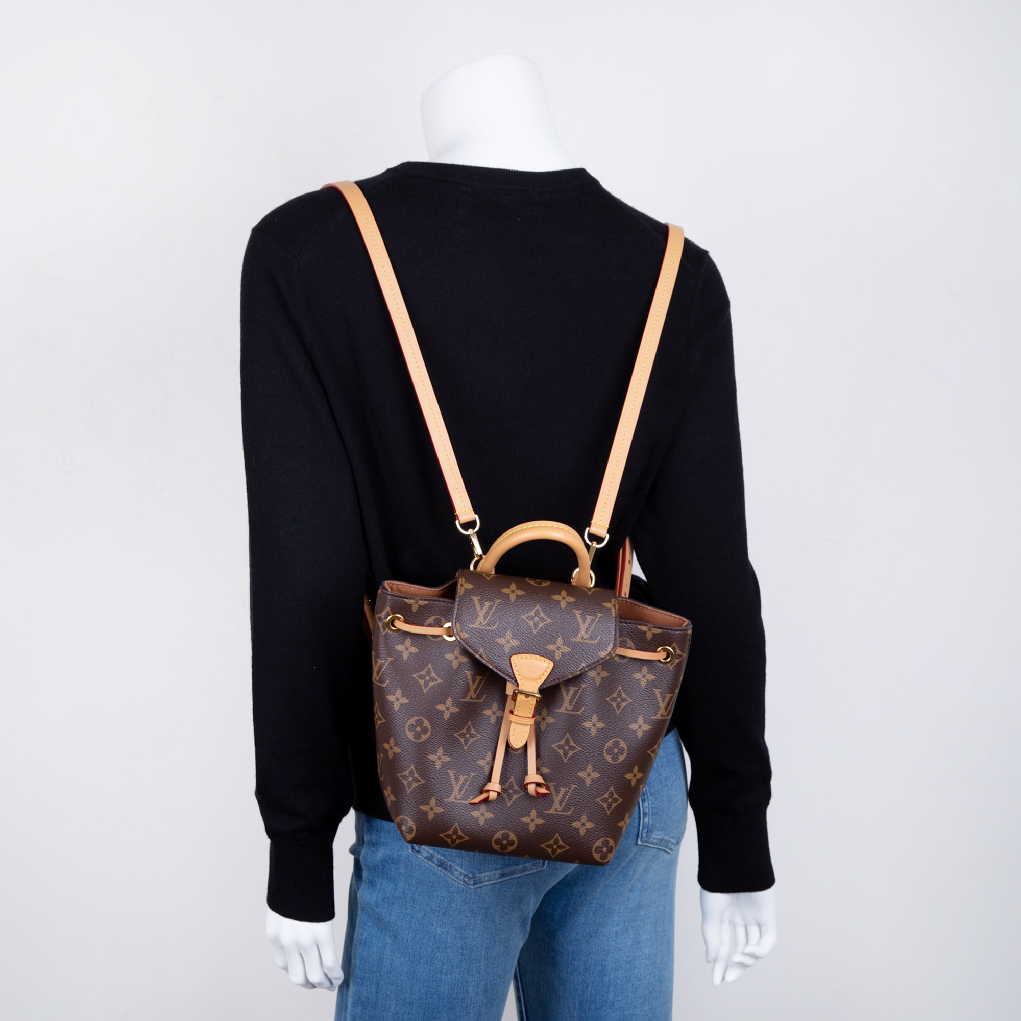 Louis Vuitton 2022 Monogram Montsouris BB Backpack w/ Box & Receipt