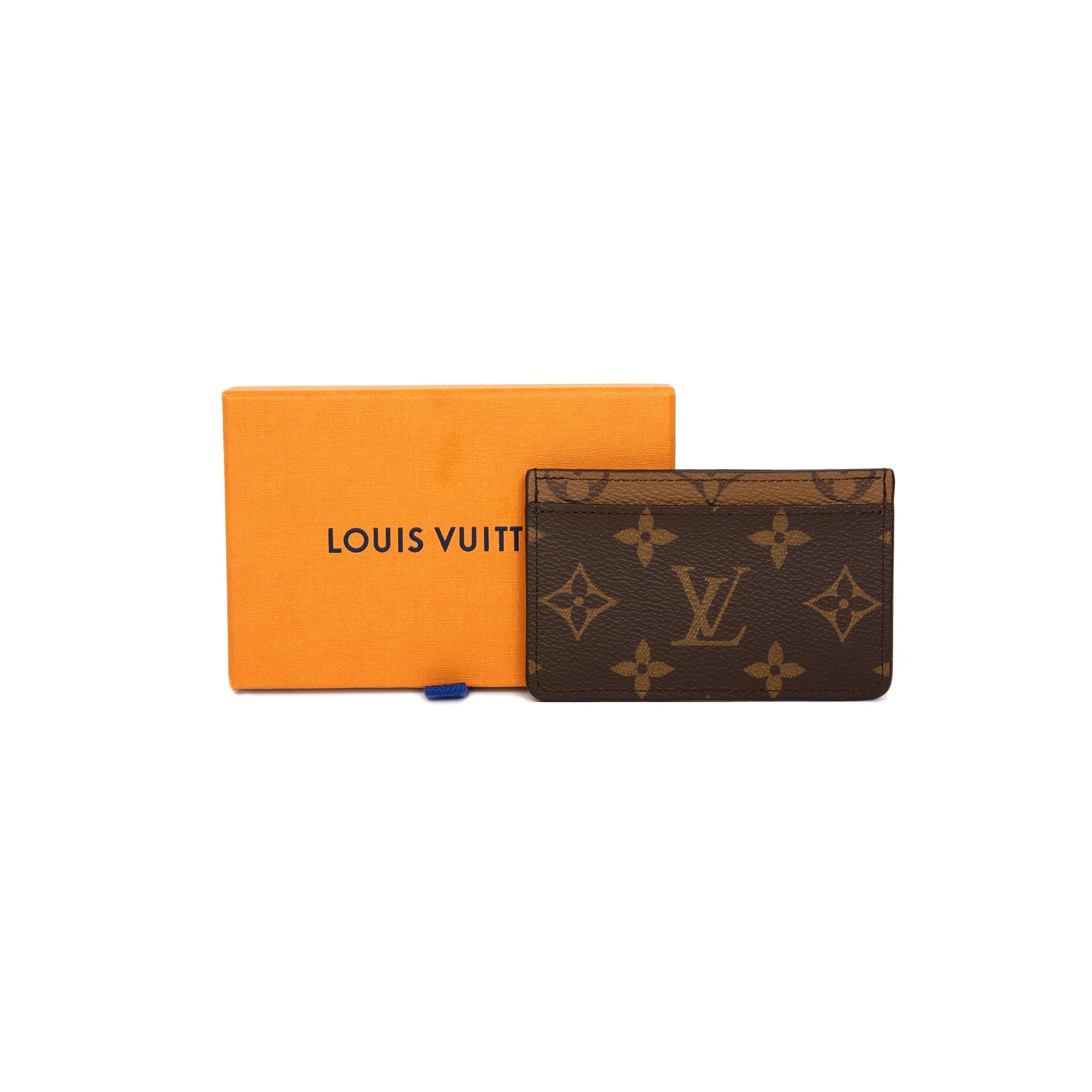 Louis Vuitton 2022 Monogram Reverse Card Holder w/ Box