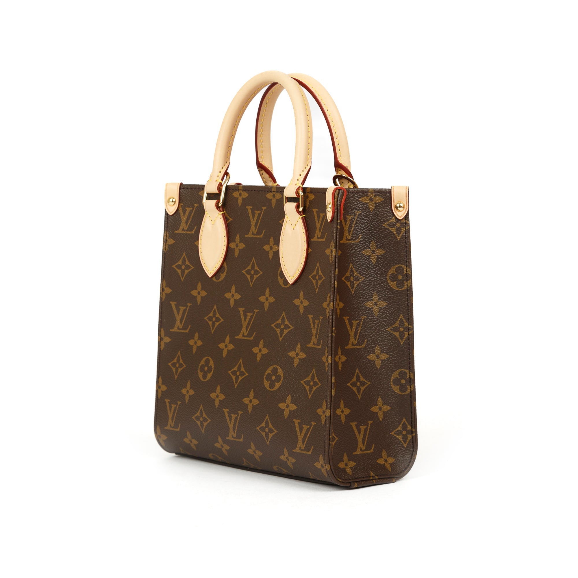 Louis Vuitton 2022 Monogram Sac Plat BB w/ Strap & Box