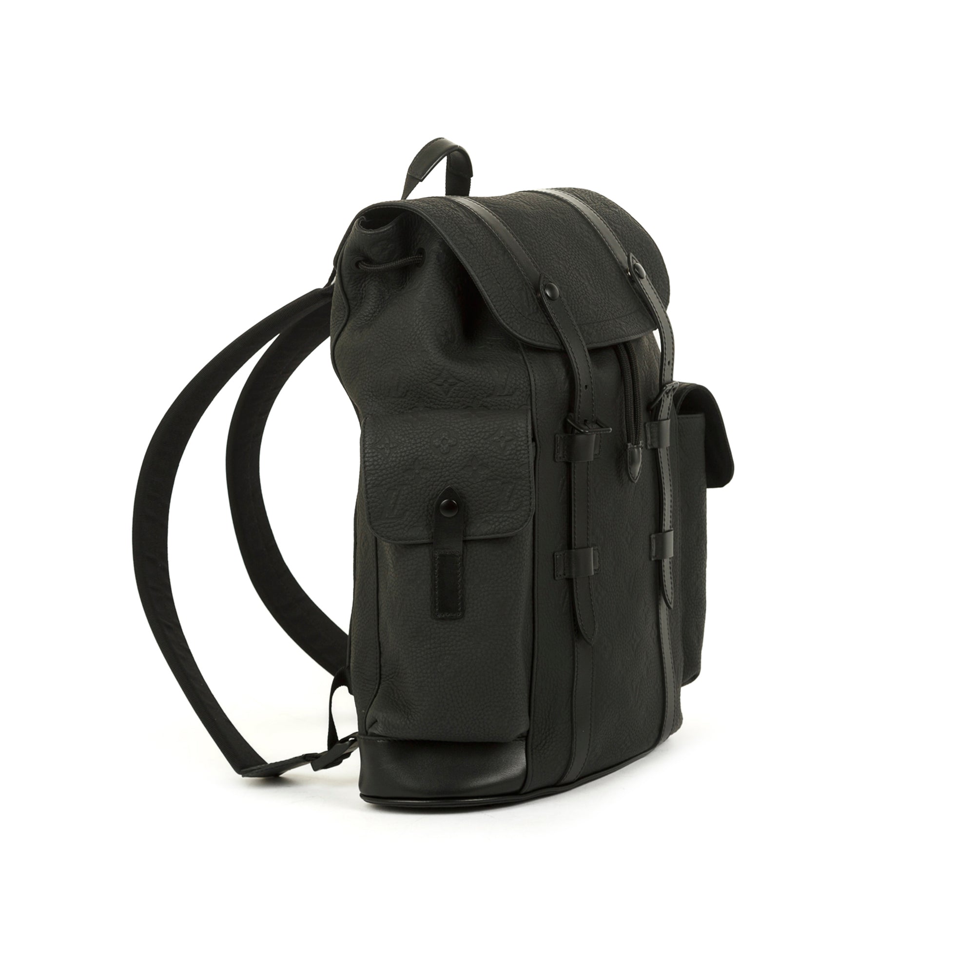 Louis Vuitton 2022 Taurillon Leather Christopher PM Backpack w/ Box