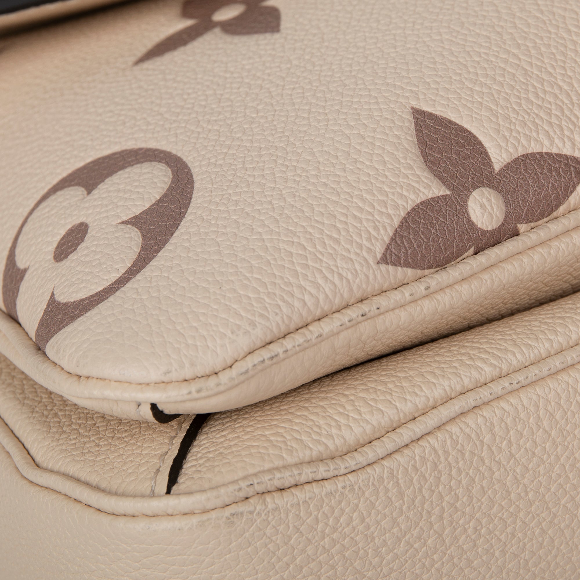 Louis Vuitton Bicolor Monogram Empreinte Pochette Metis w/ Box