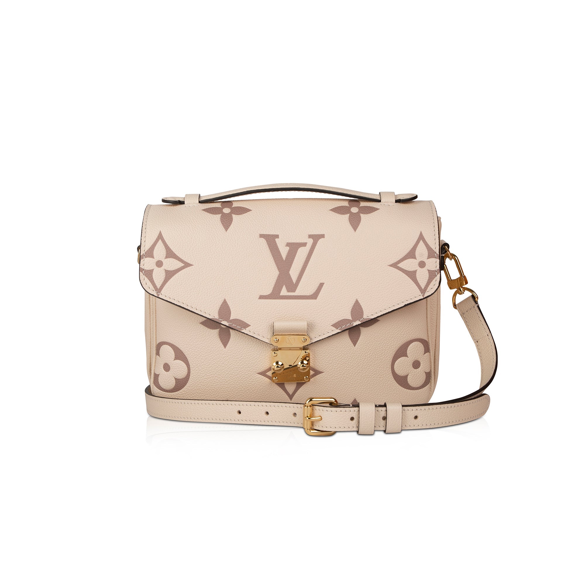 Louis Vuitton Bicolor Monogram Empreinte Pochette Metis w/ Box