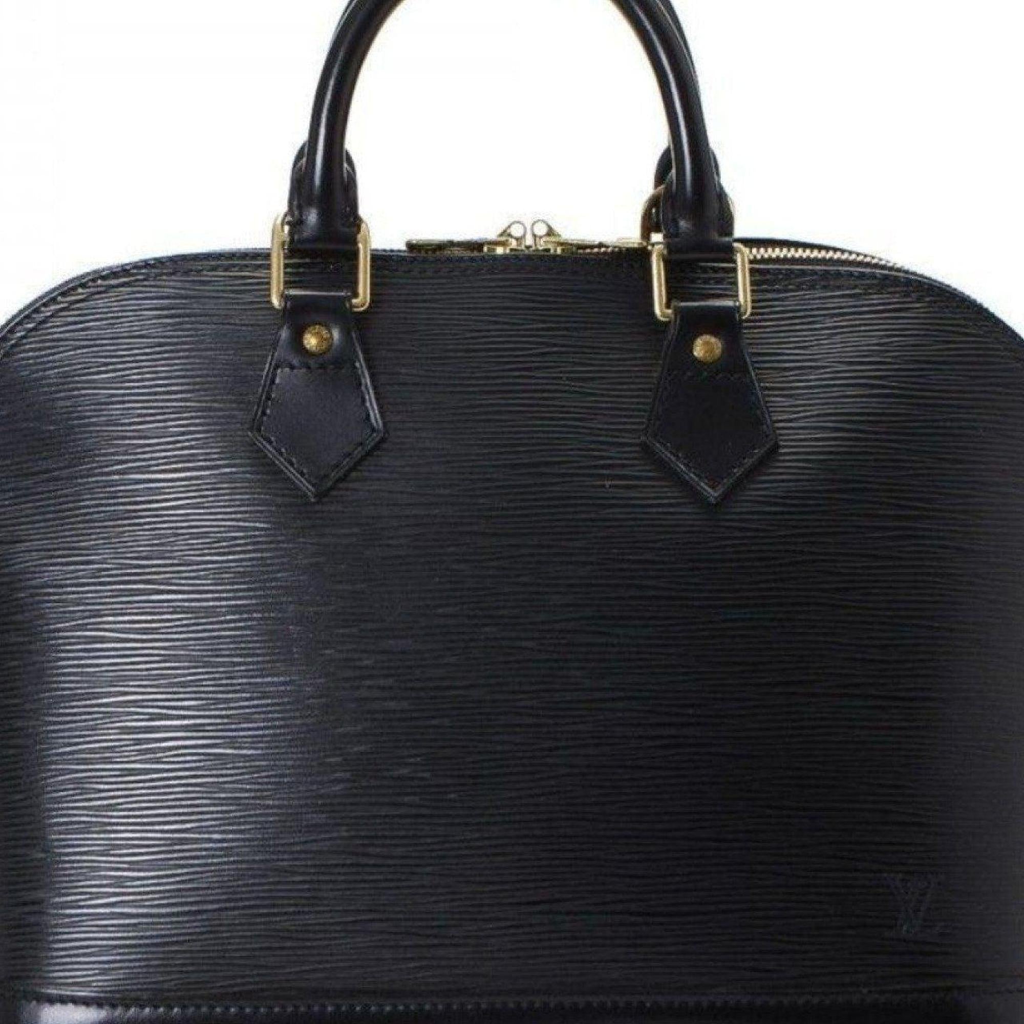Louis Vuitton Black Epi Alma PM