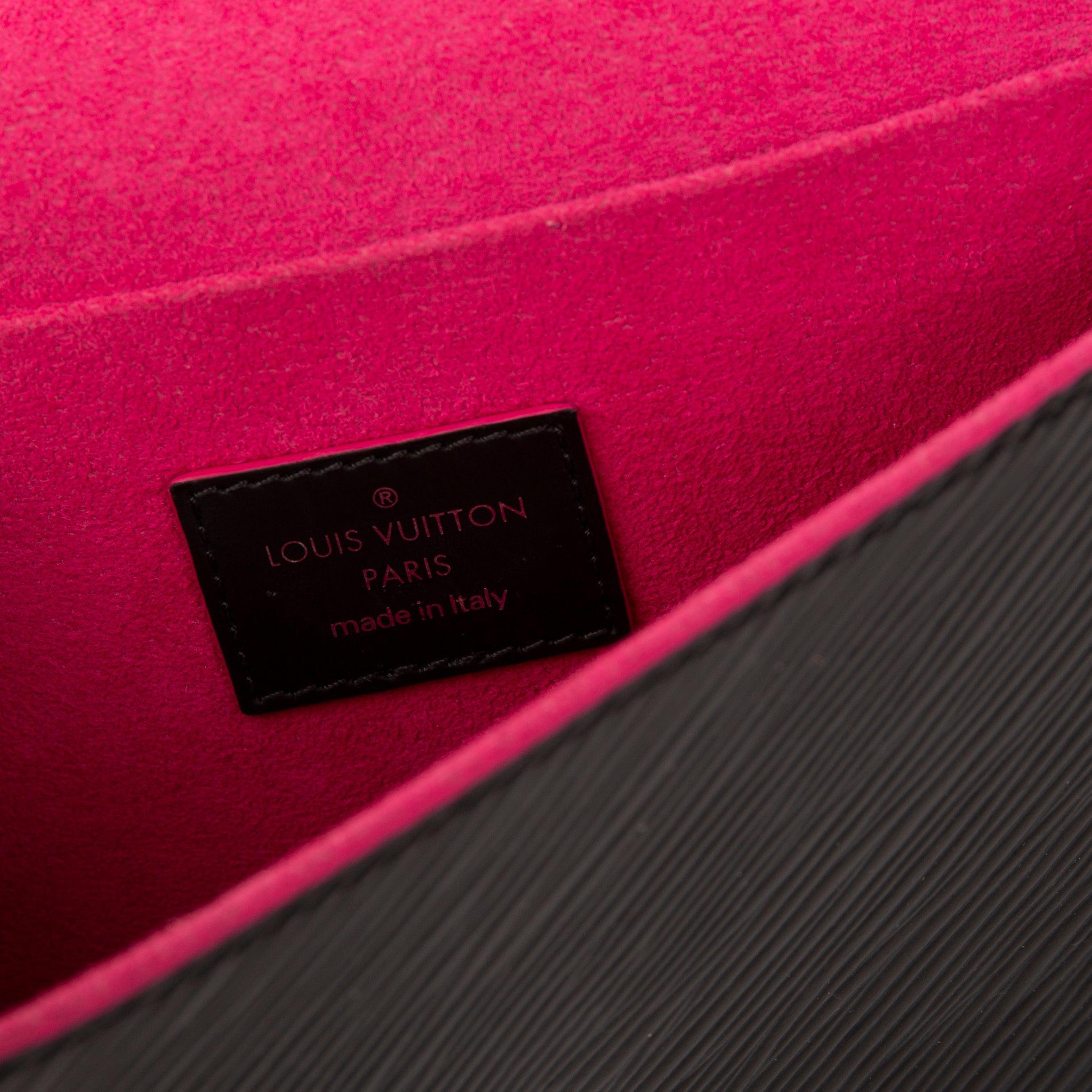 Louis Vuitton Black Epi Felicie Pochette Bag w/ Inserts, Box & Receipt