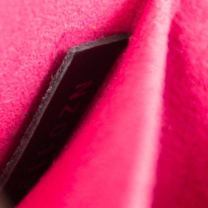 Louis Vuitton Black Epi Felicie Pochette Bag w/ Inserts, Box & Receipt