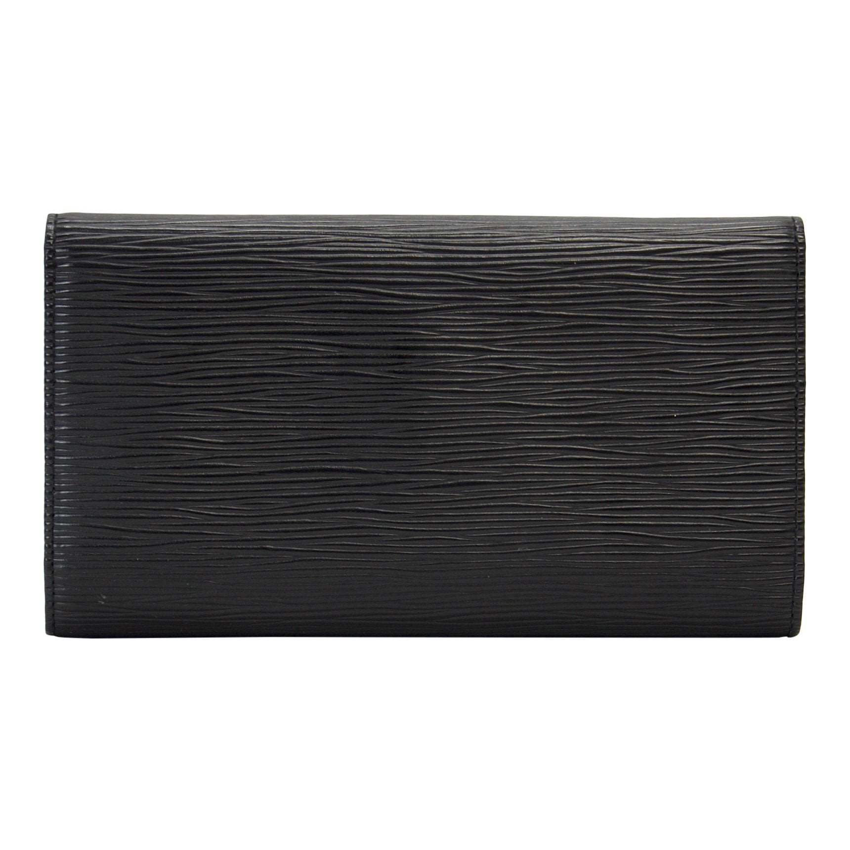 Louis Vuitton Black Epi International Wallet