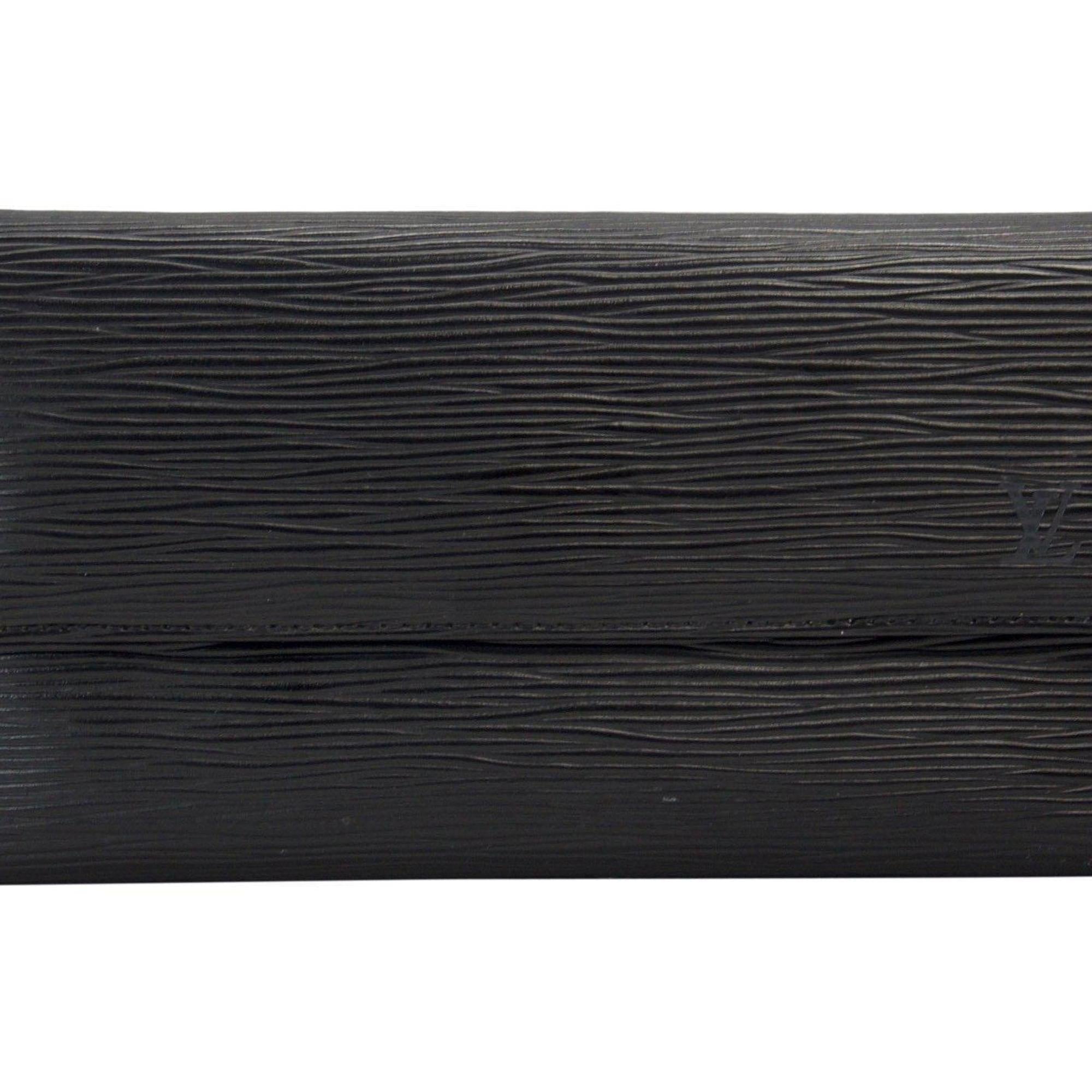 Louis Vuitton Black Epi International Wallet