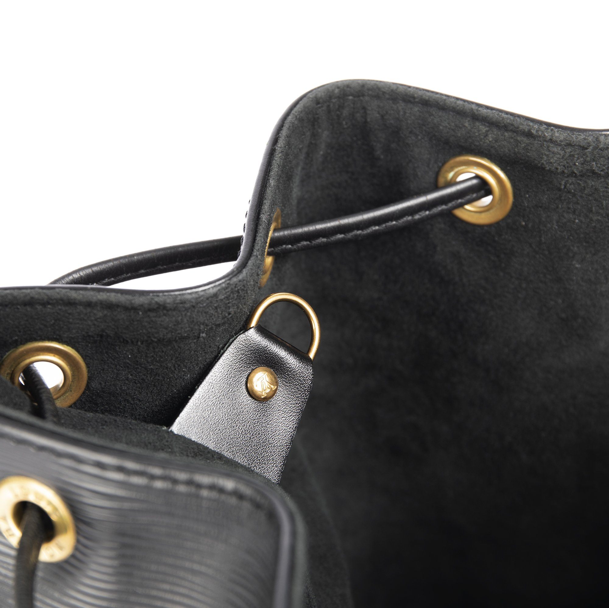 Louis Vuitton Black Epi Petite Noe Bag