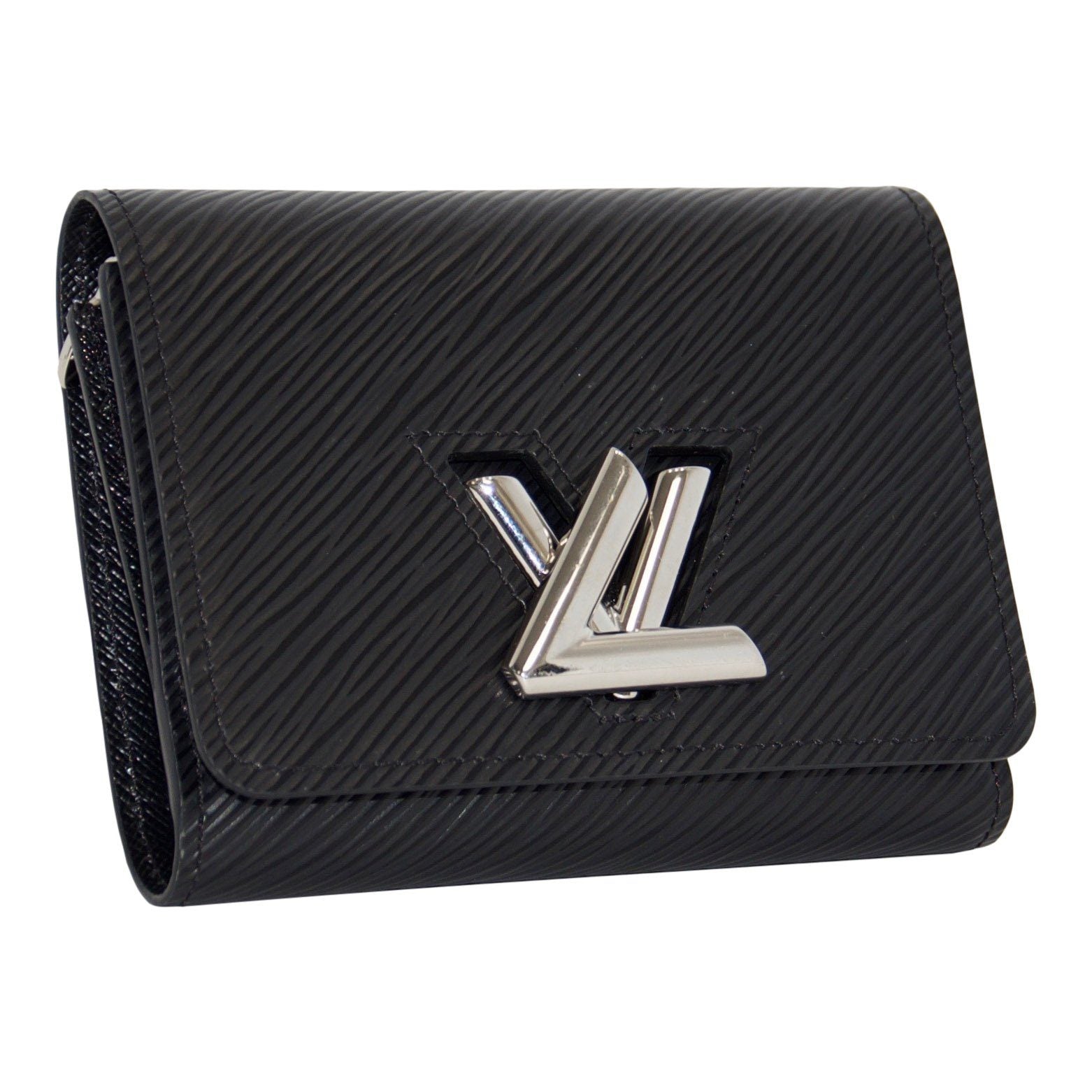 Louis Vuitton Black Epi Twist Compact Wallet