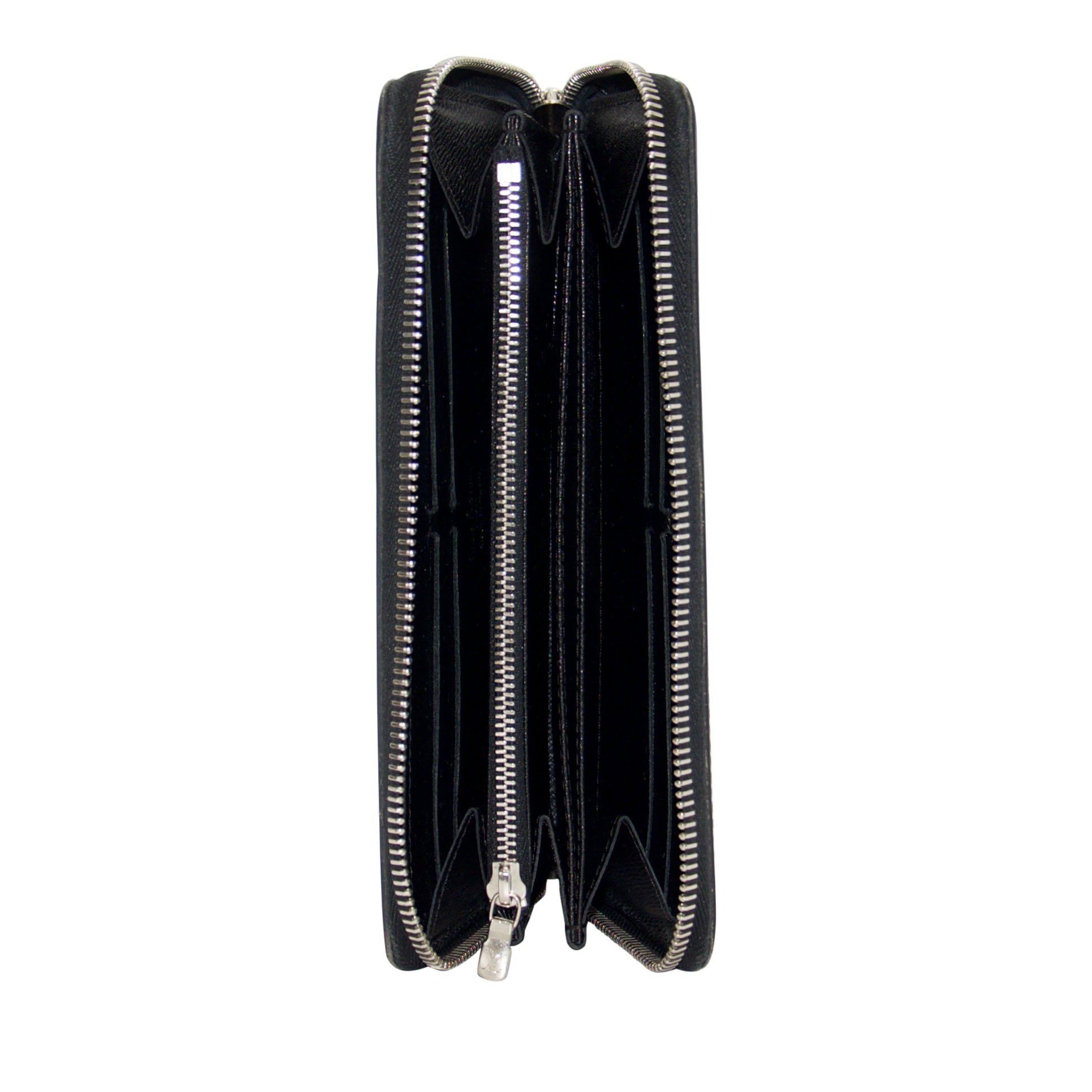 Louis Vuitton Black Epi Zippy Wallet