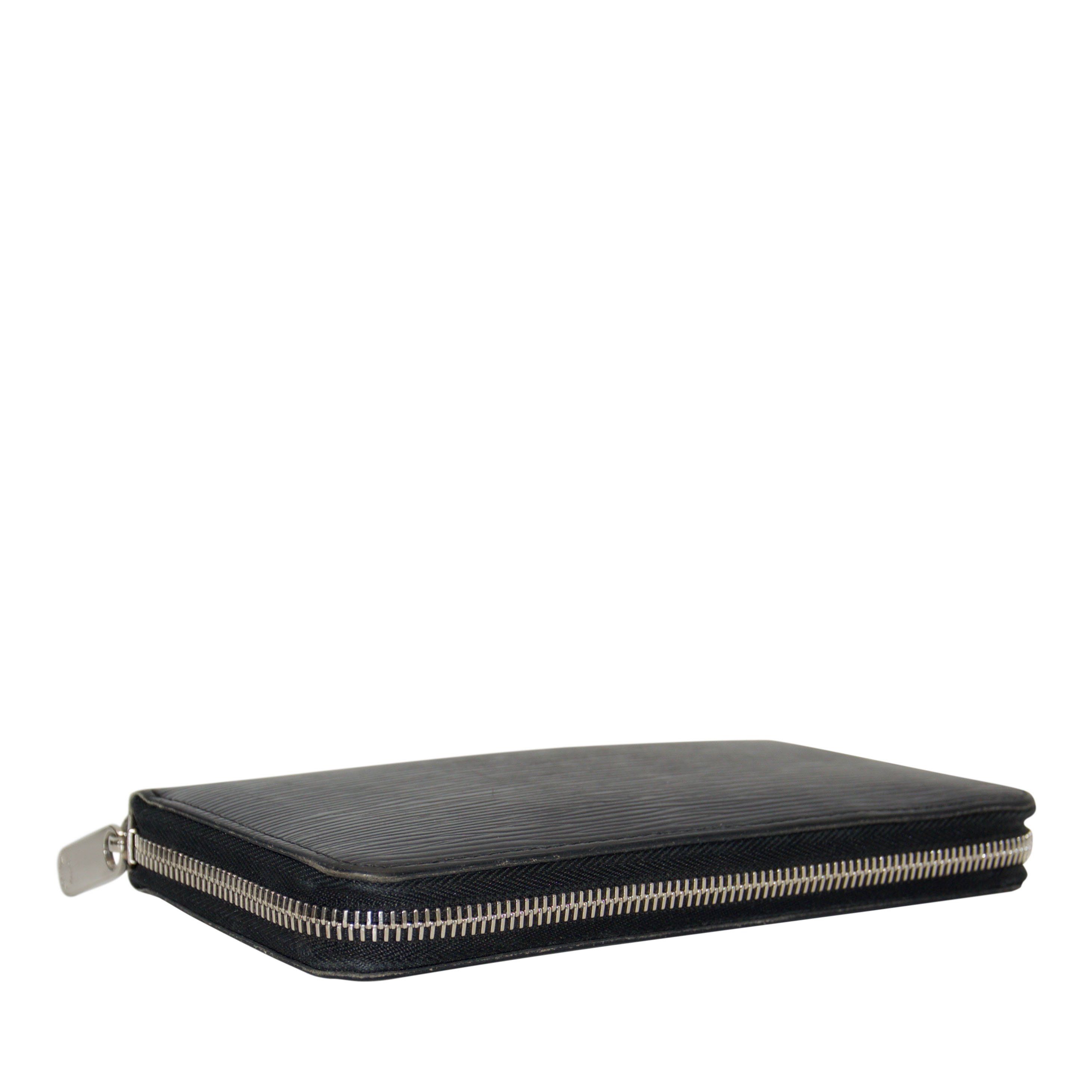 Louis Vuitton Black Epi Zippy Wallet