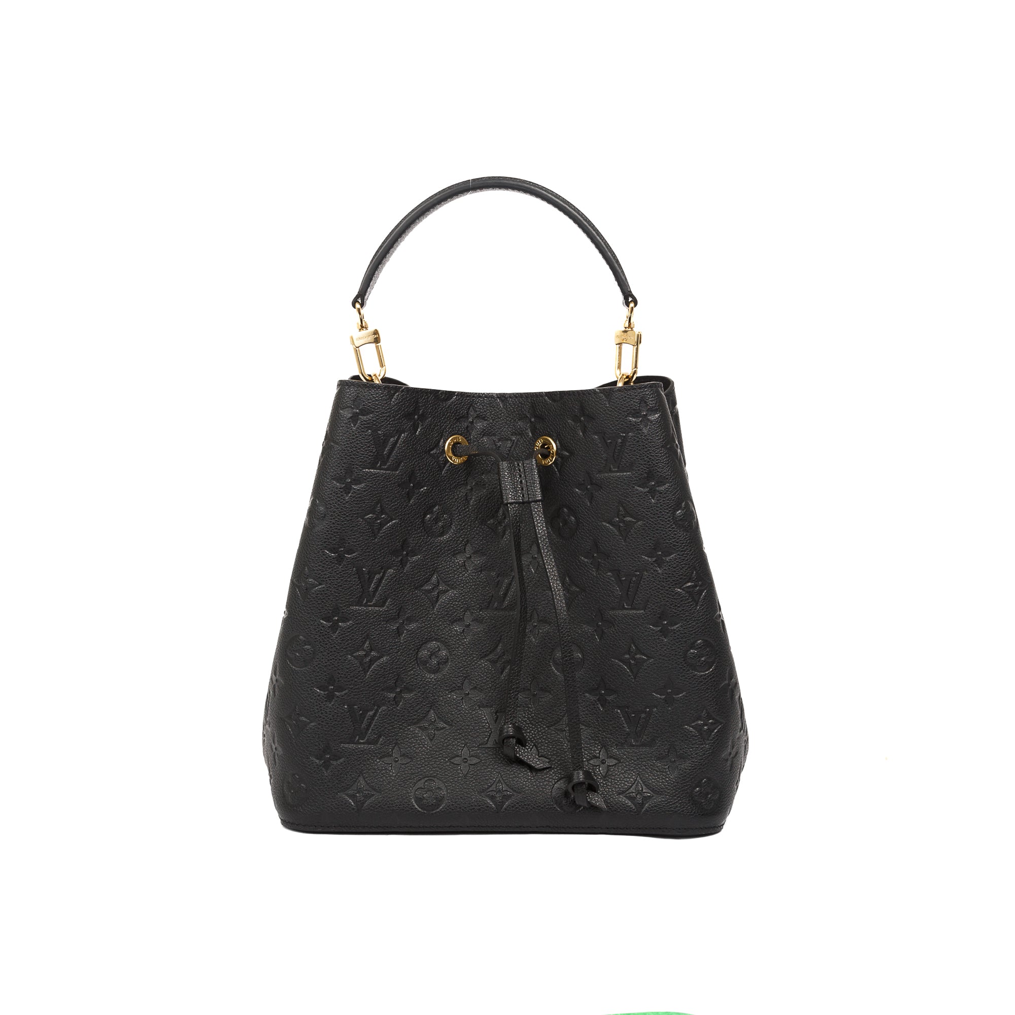 Louis Vuitton Black Monogram Empreinte Neonoe MM w/ Box