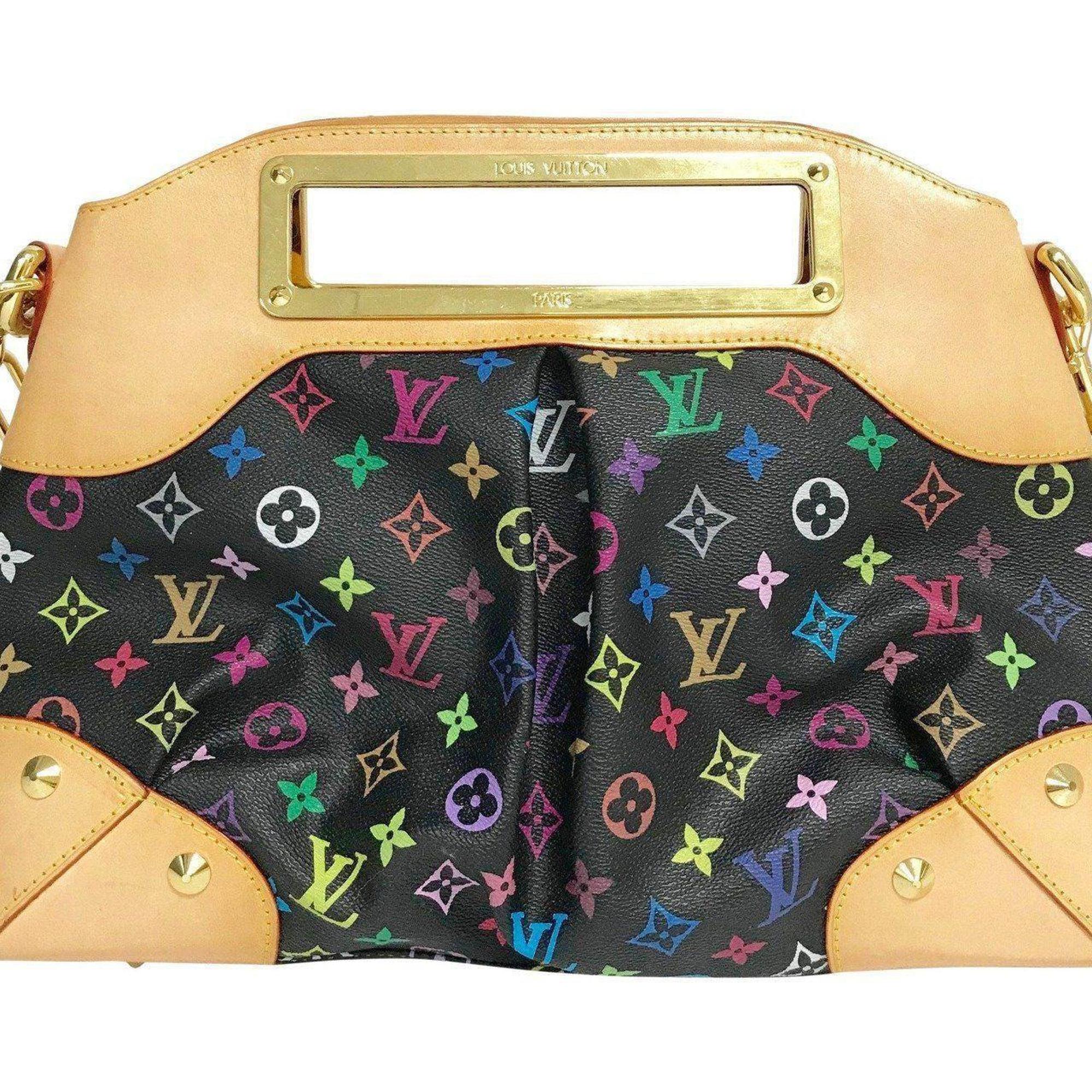 Louis Vuitton Black Monogram Multicolour Judy GM Bag