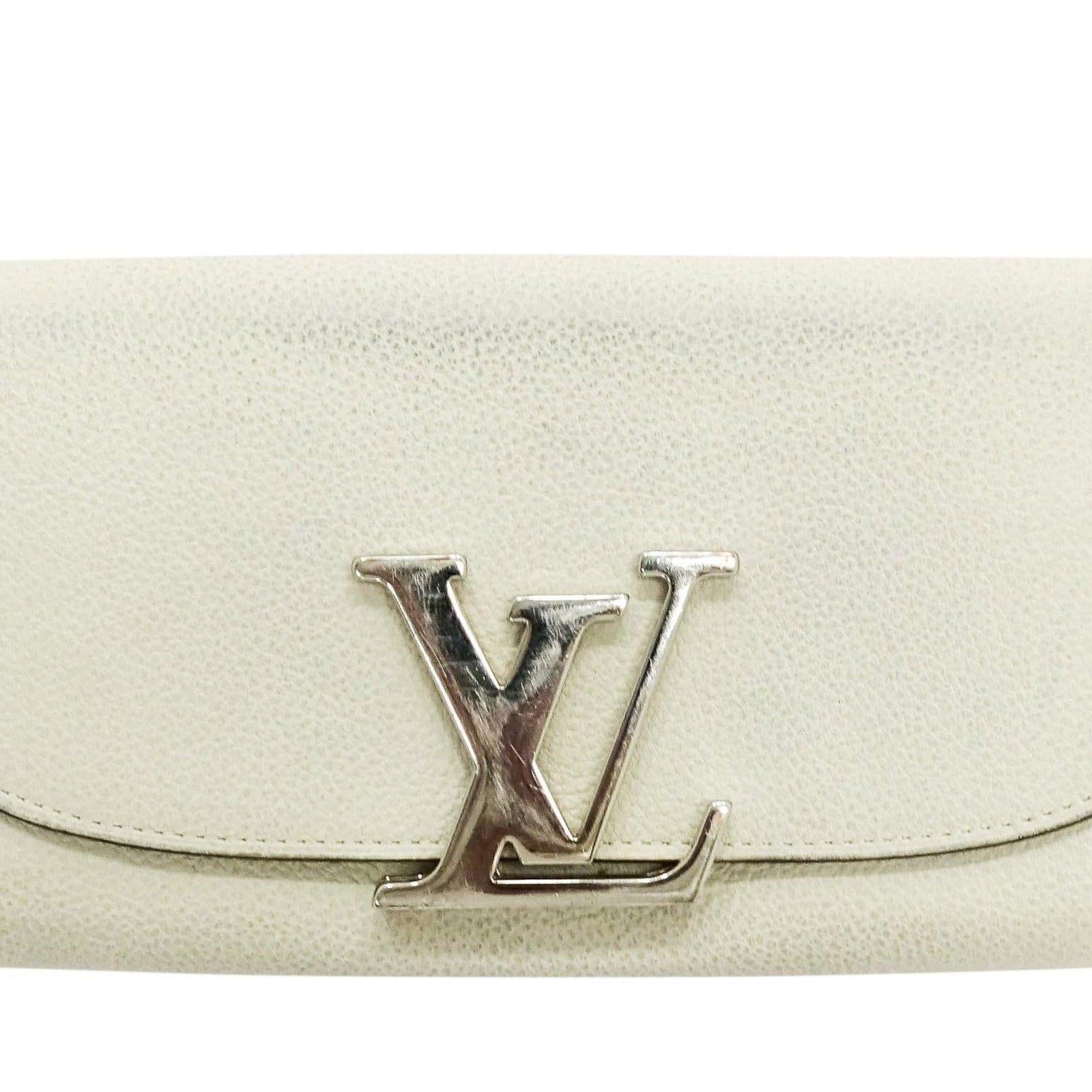 Louis Vuitton Blanc Classe Veau Cachemire Vivienne Long Wallet