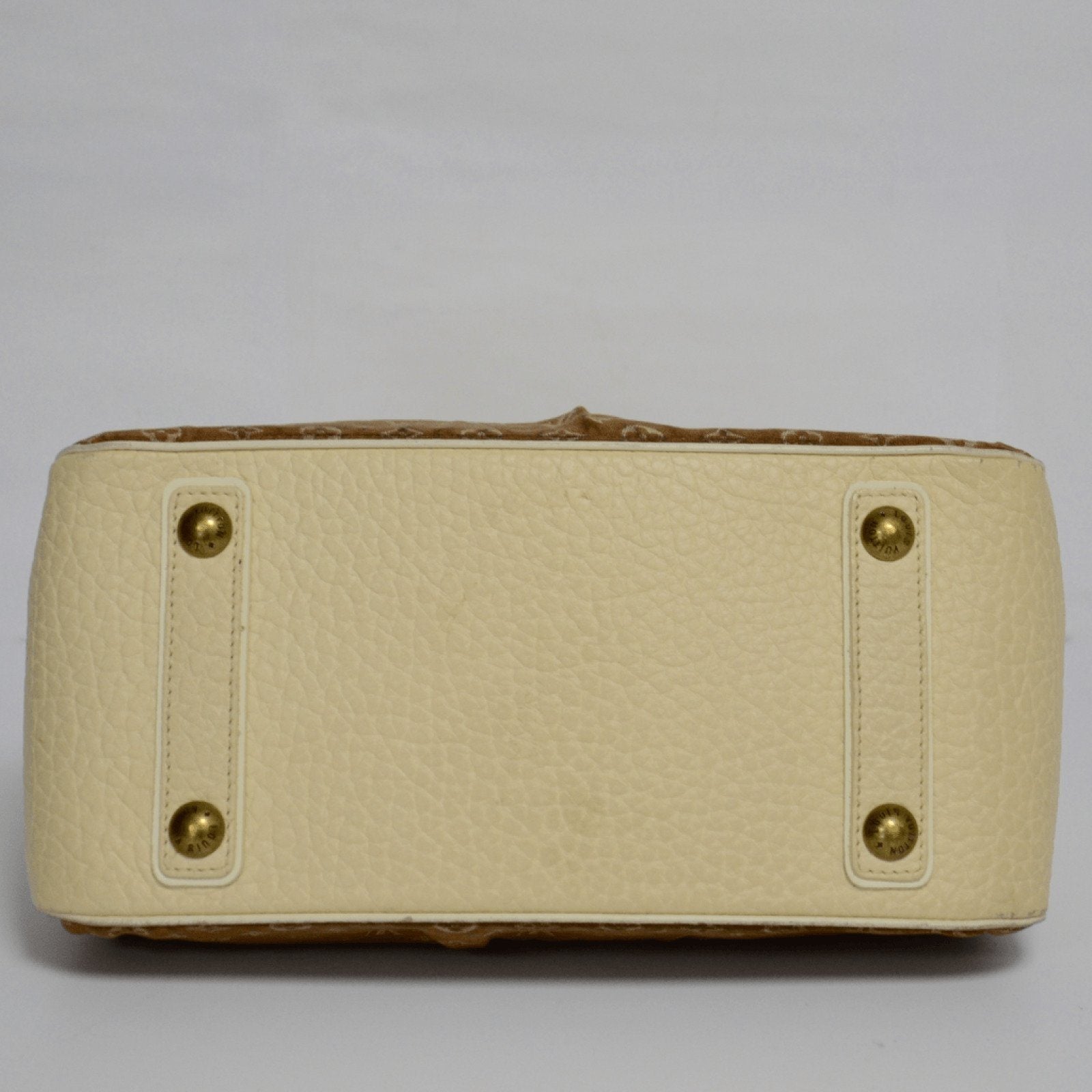 Louis Vuitton Brown Mini Lin Trapeze PM