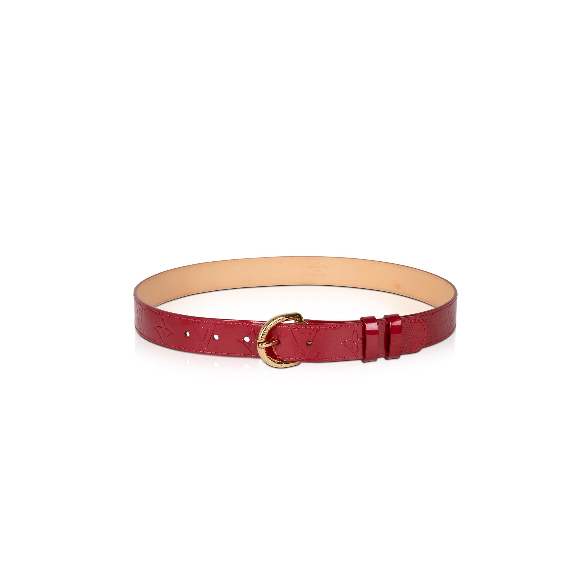 Louis Vuitton Ceinture Vernis Leather Belt