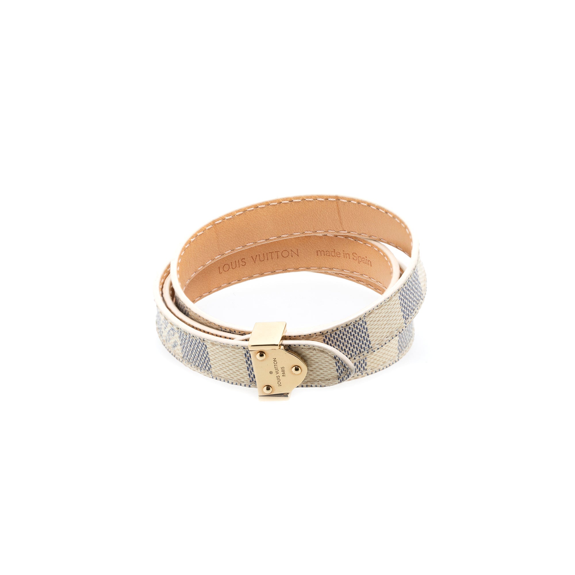 Louis Vuitton Damier Azur Box It Bracelet – Oliver Jewellery