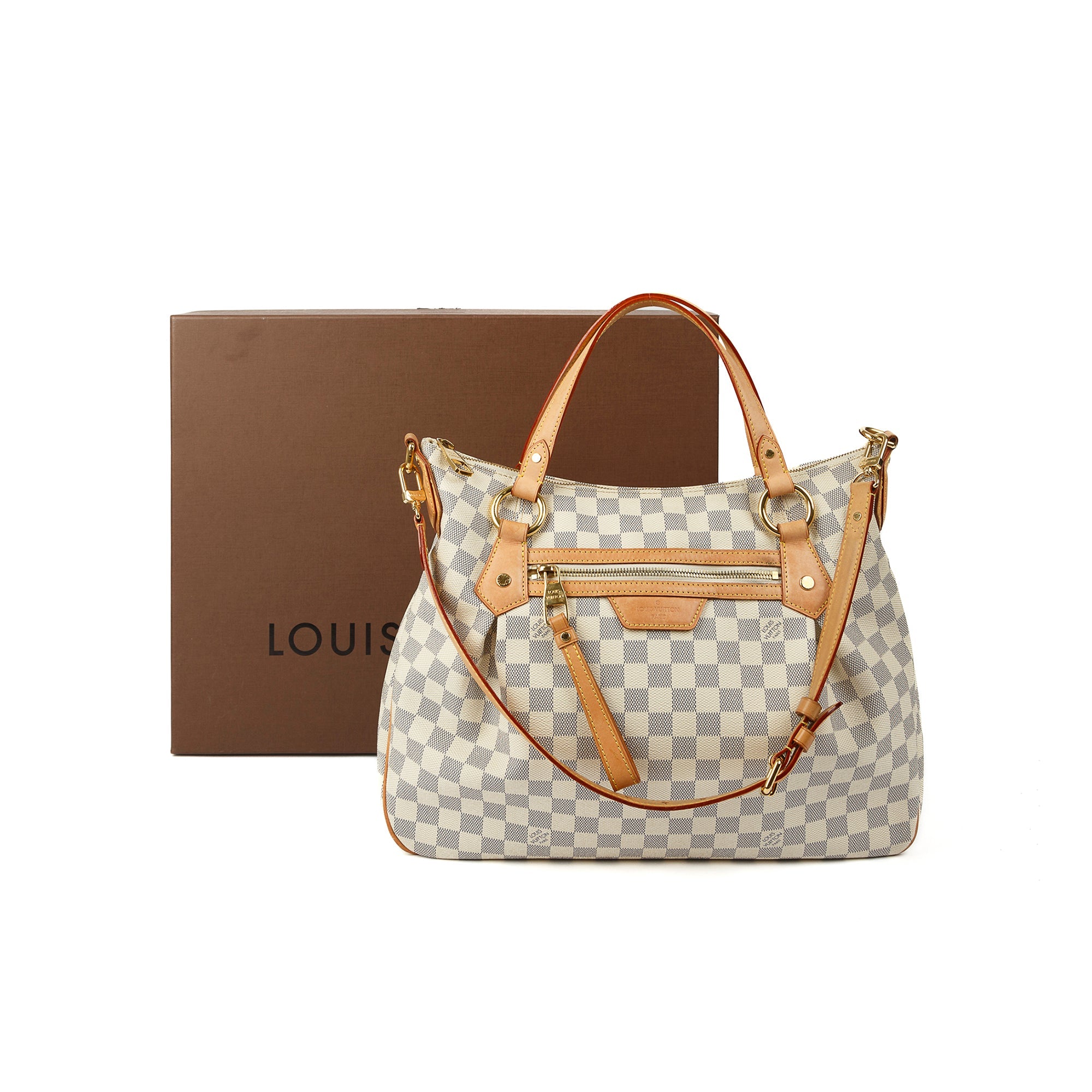 Louis Vuitton Damier Azur Evora MM w/ Box