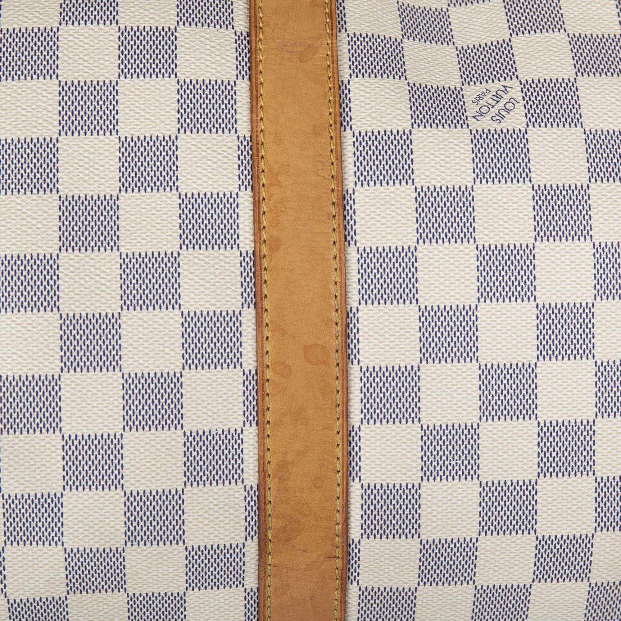 Louis Vuitton Damier Azur Keepall Bandouliere 45