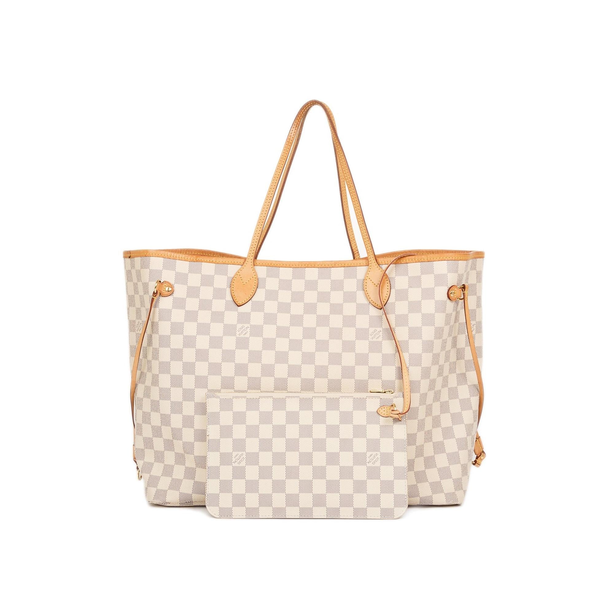Louis Vuitton Damier Azur Neverfull GM w/ Pouch