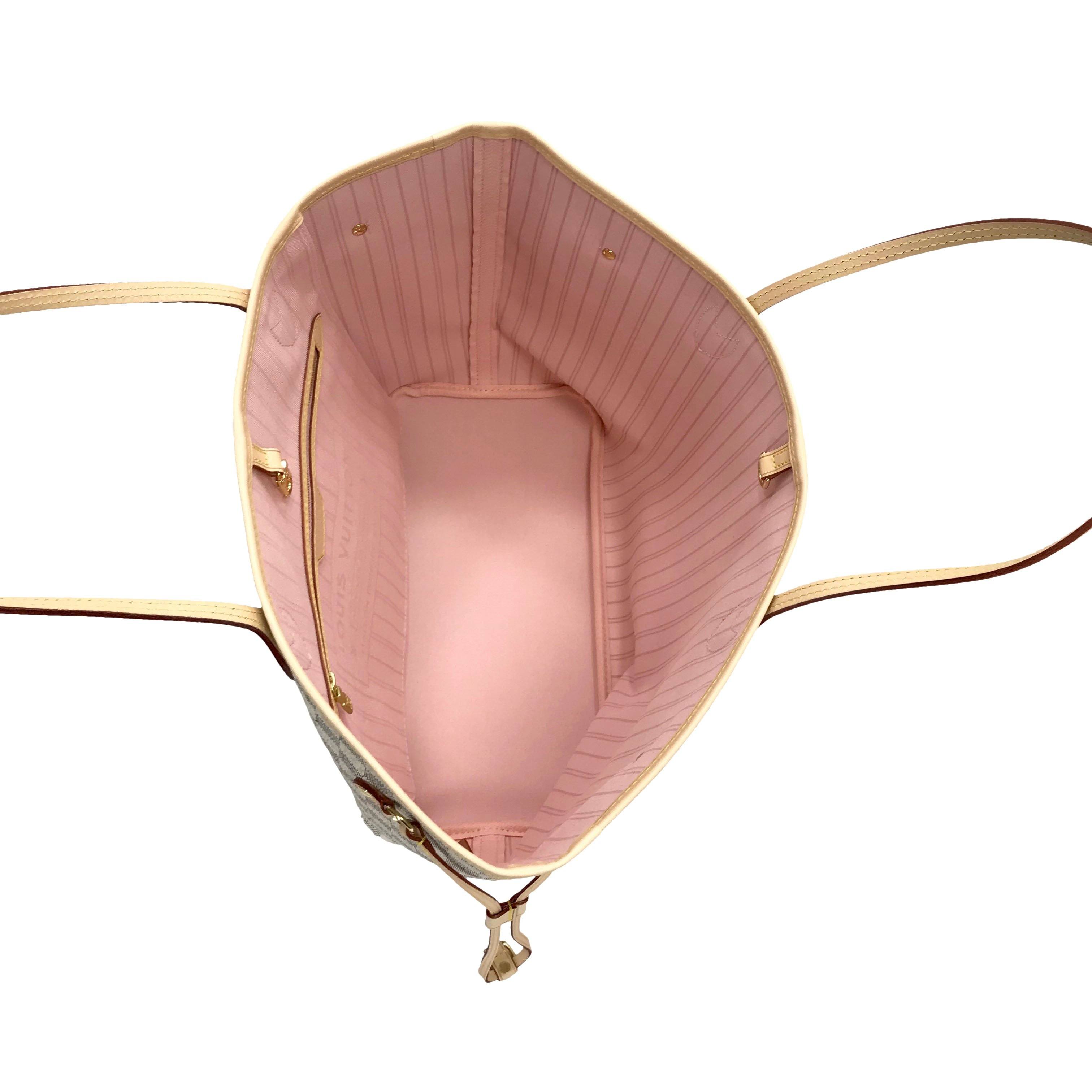 Louis Vuitton Damier Azur Neverfull MM with Pouch