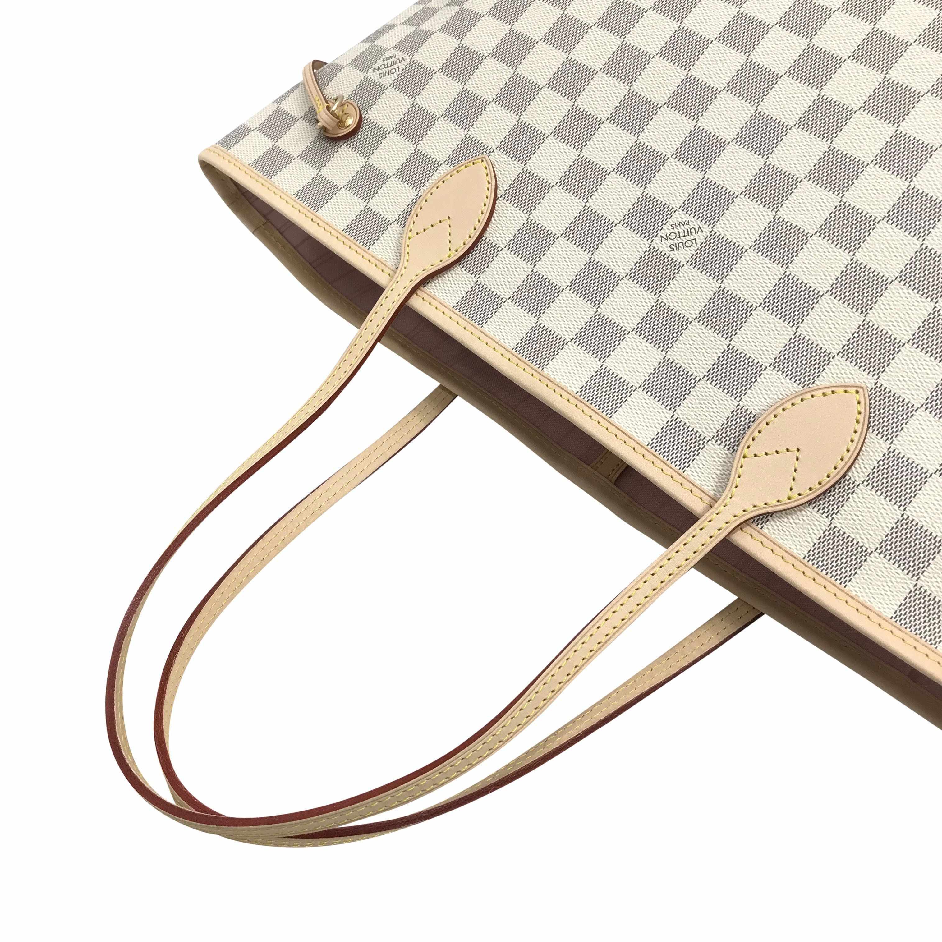 Louis Vuitton Damier Azur Neverfull MM with Pouch