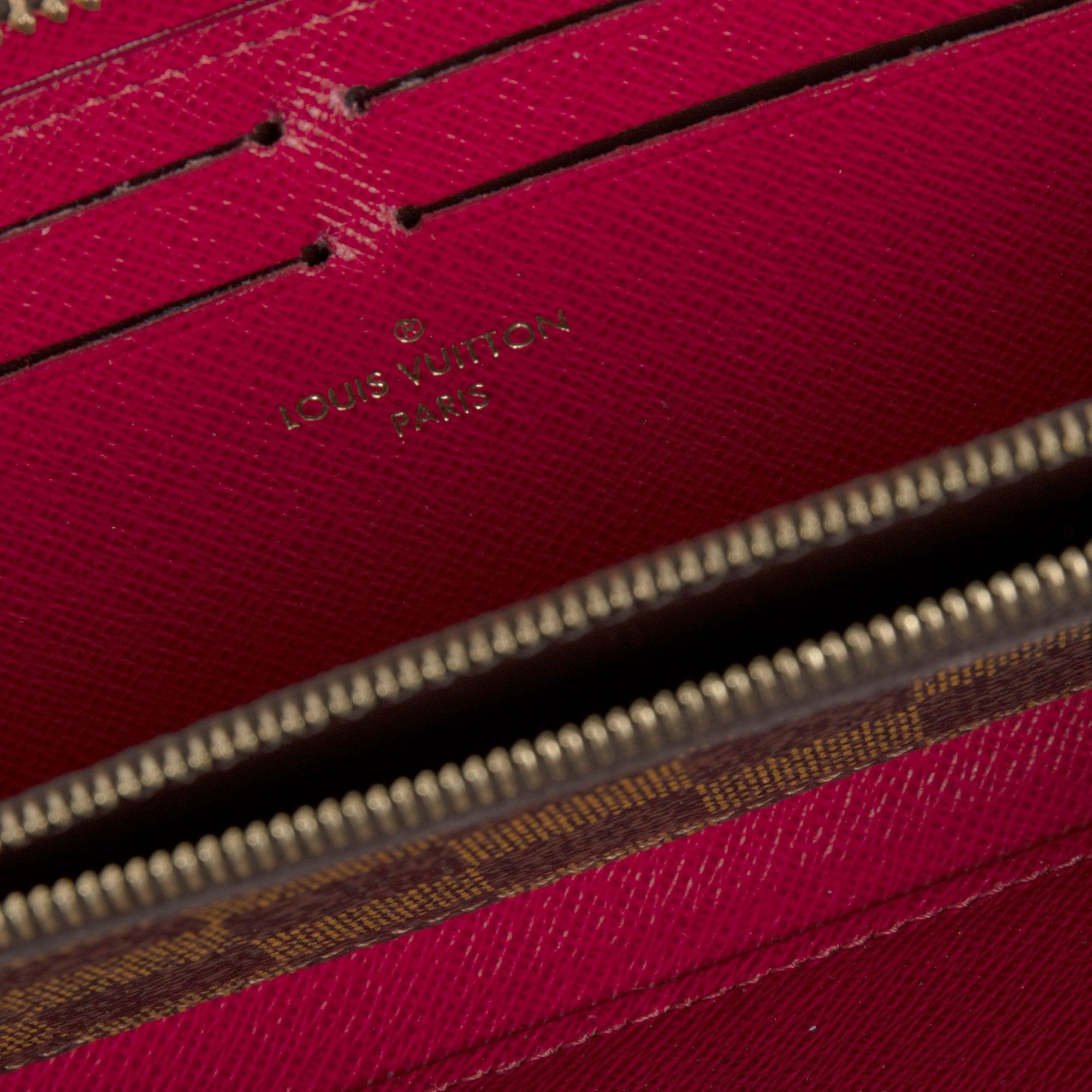 Louis Vuitton Damier Ebene Clemence Wallet