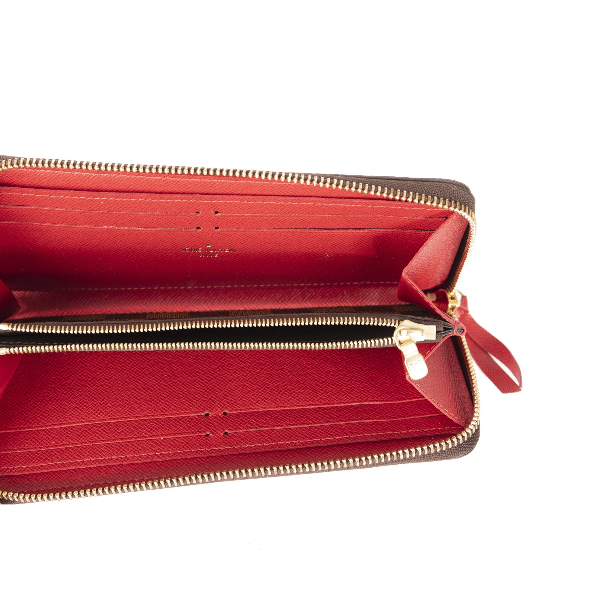 Louis Vuitton Damier Ebene Clemence Wallet w/ Box