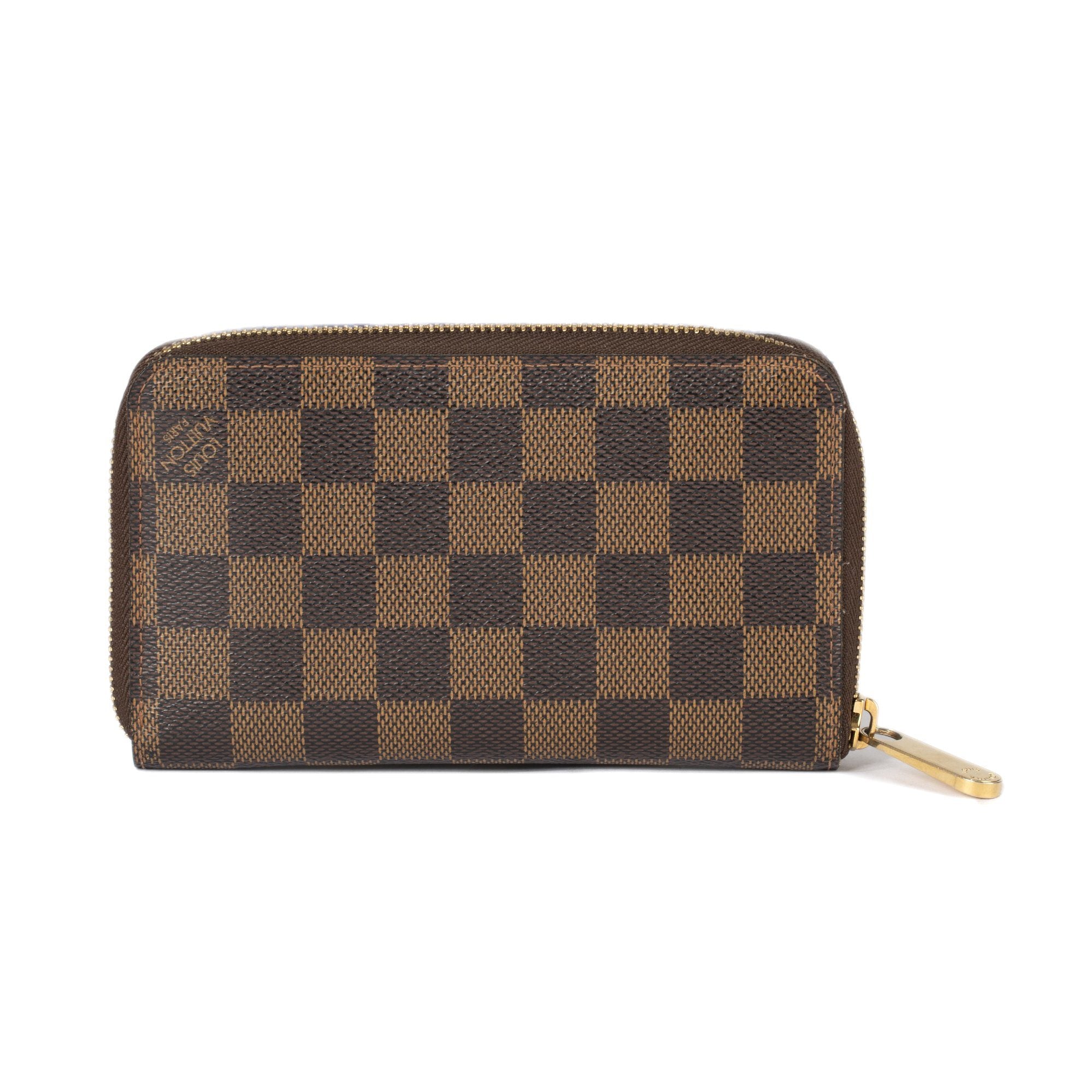 Louis Vuitton Damier Ebene Compact Zippy Wallet