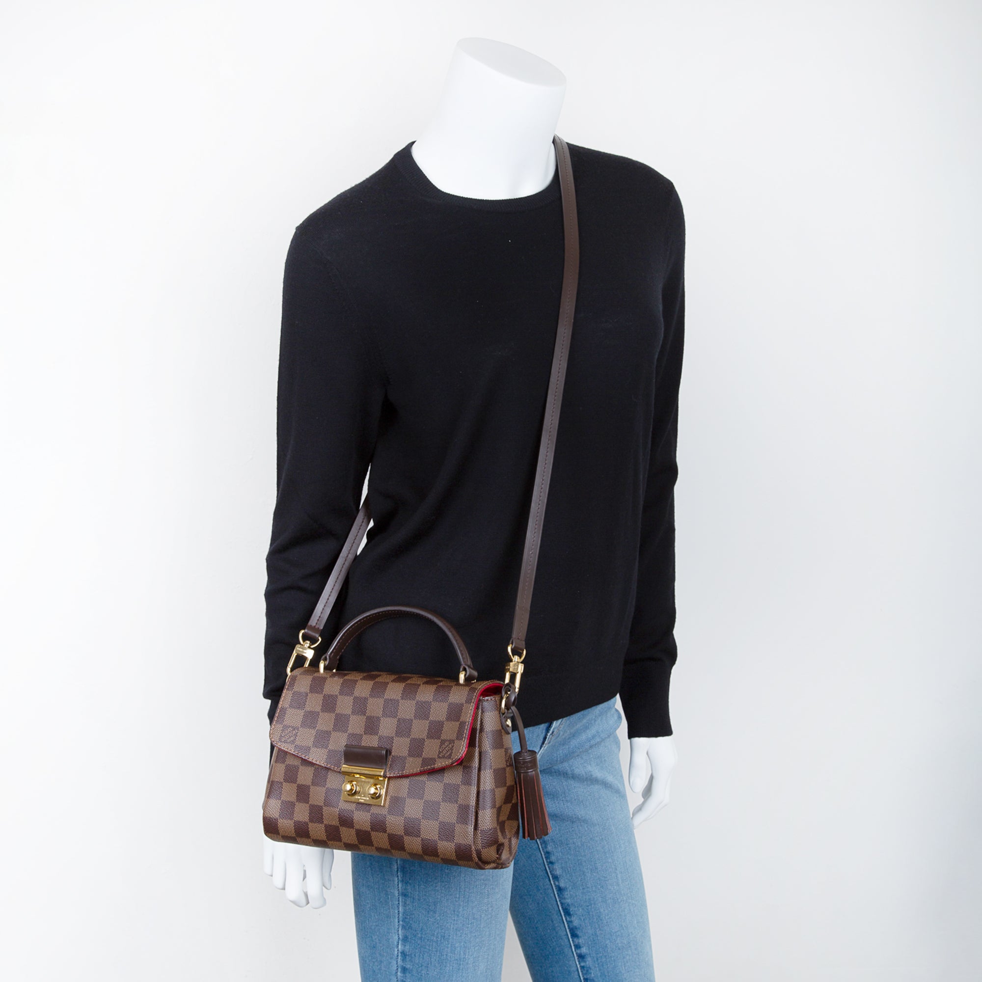 Louis Vuitton Damier Ebene Croisette w/ Box