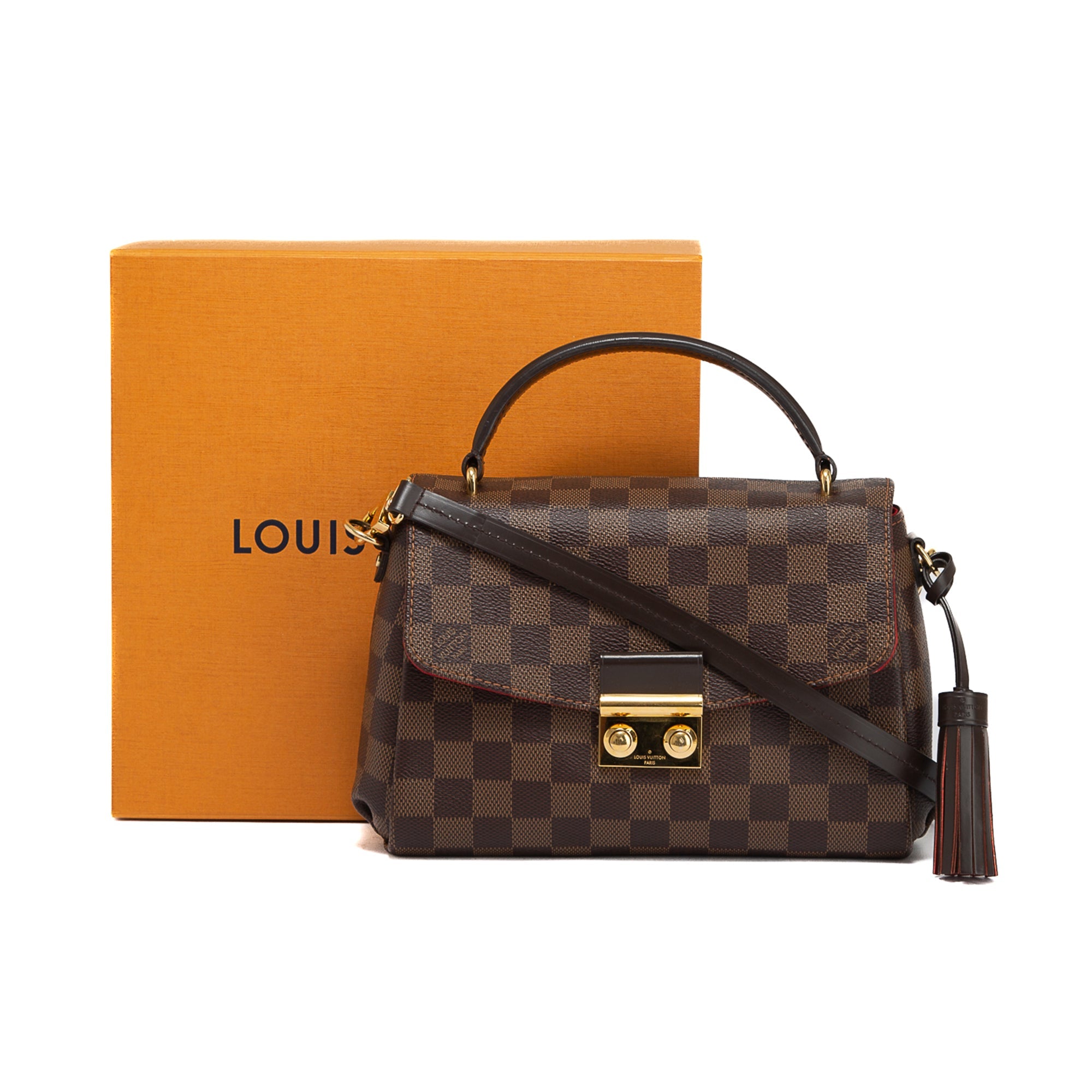 Louis Vuitton Damier Ebene Croisette w/ Box