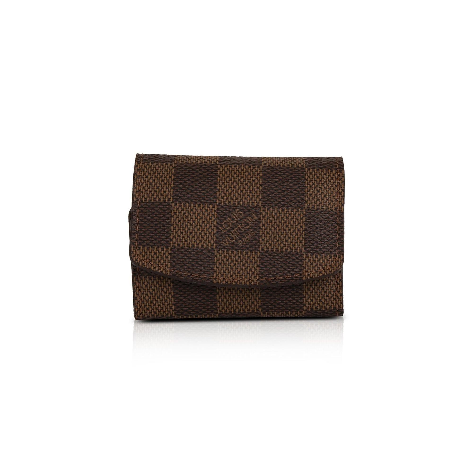 Louis Vuitton Damier Ebene Cufflinks Holder