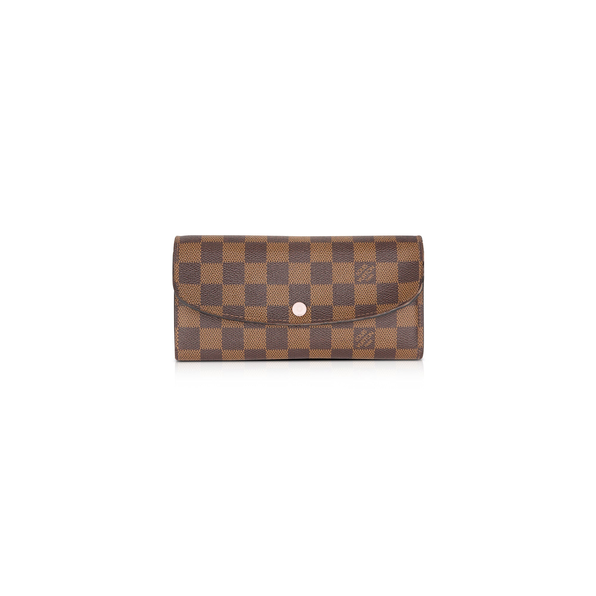 Louis Vuitton Damier Ebene Emilie Wallet w/ Box