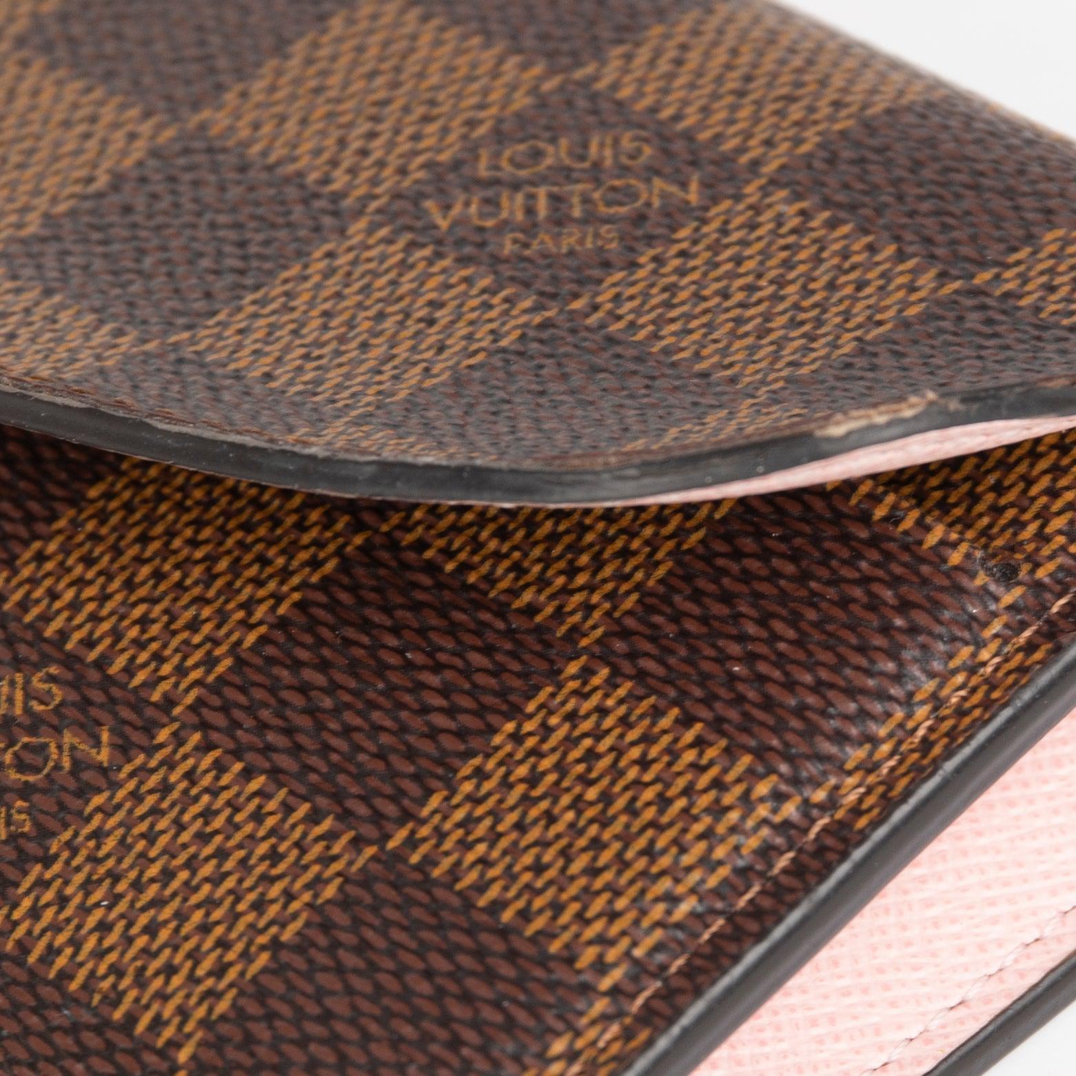 Louis Vuitton Damier Ebene Emilie Wallet w/ Box