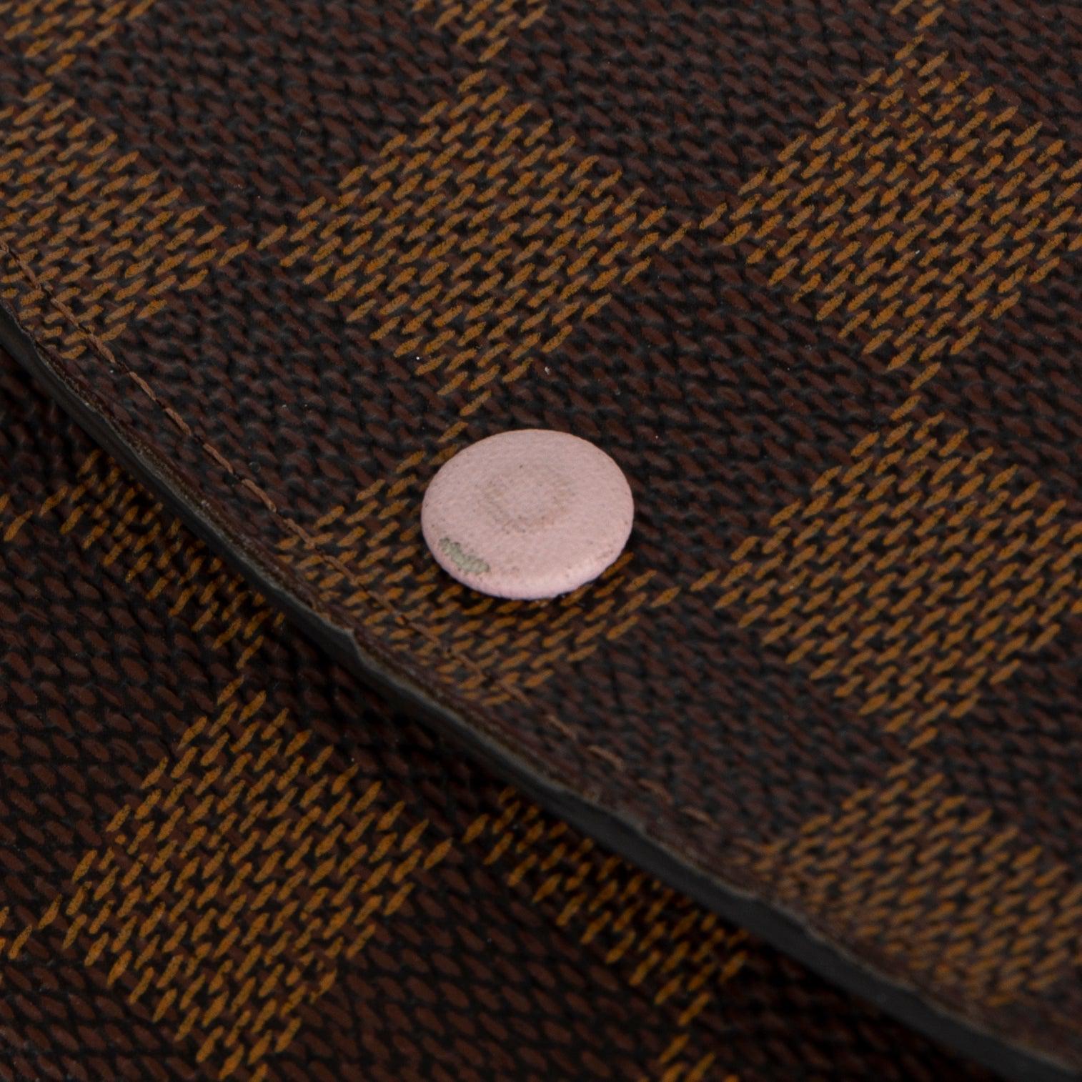 Louis Vuitton Damier Ebene Emilie Wallet w/ Box