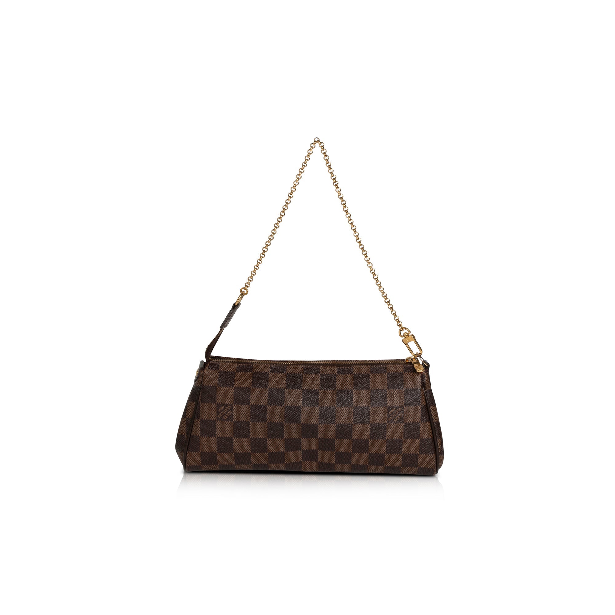 Louis Vuitton Damier Ebene Eva Clutch w/ Strap
