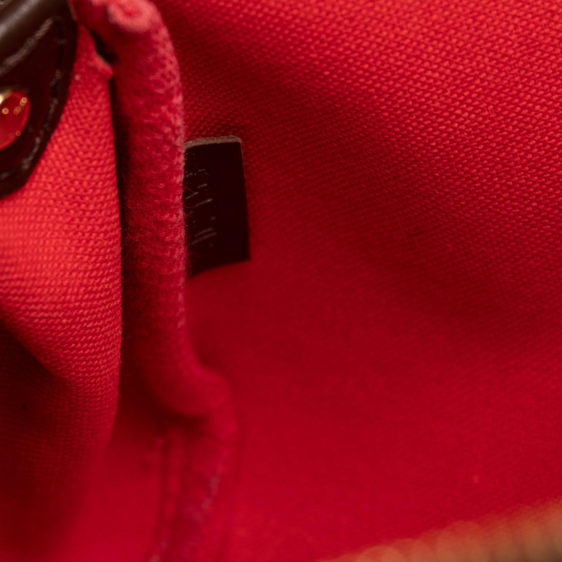 Louis Vuitton Damier Ebene Eva Clutch w/ Strap