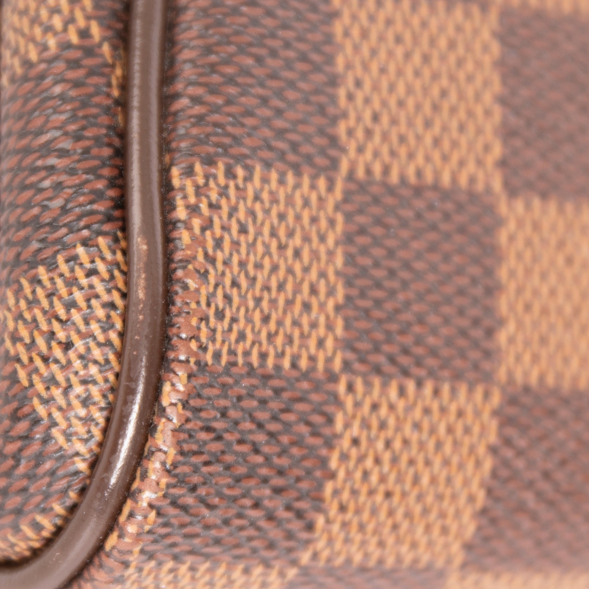Louis Vuitton Damier Ebene Eva Clutch w/ Strap