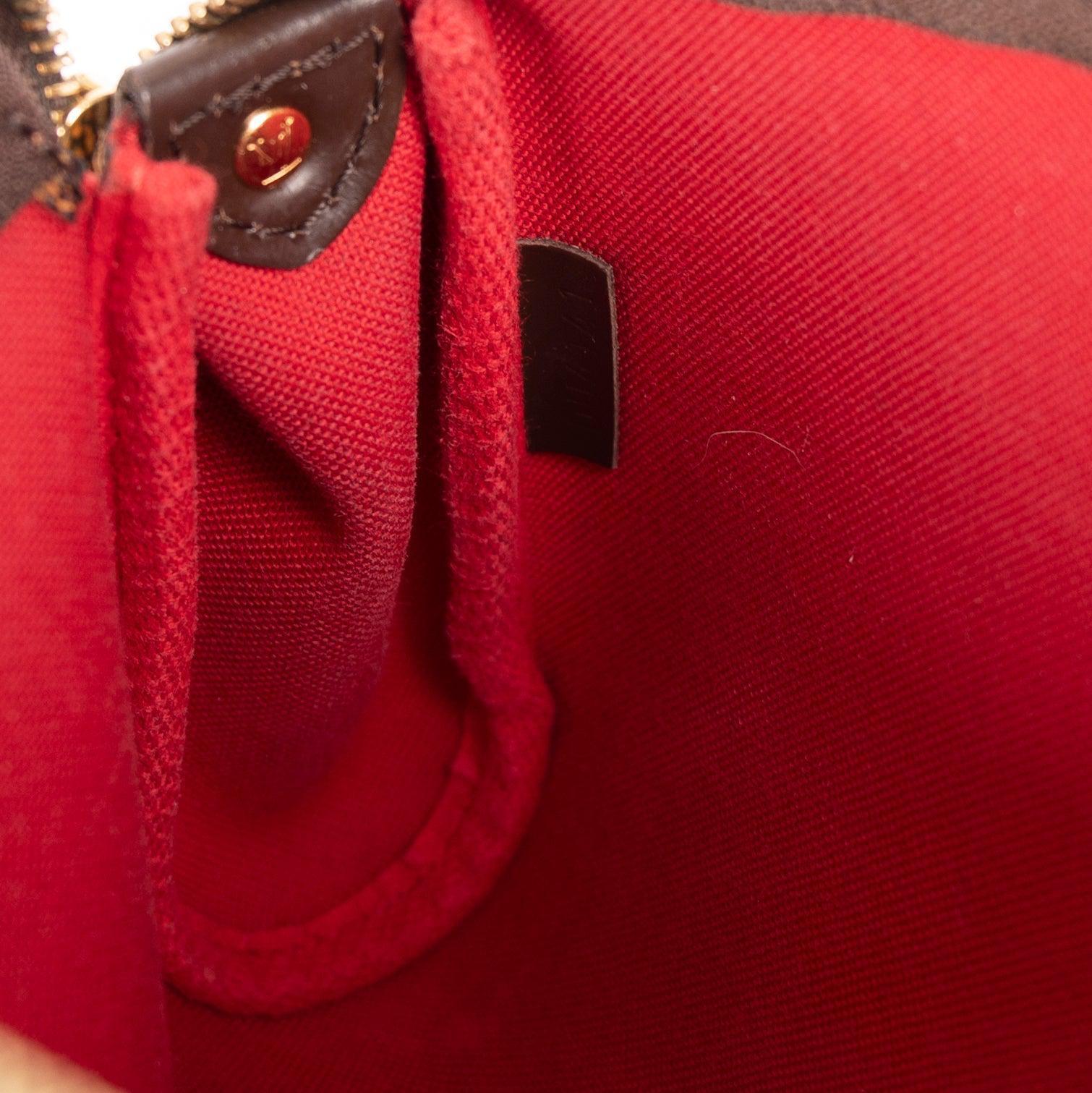 Louis Vuitton Damier Ebene Eva Clutch w/ Strap