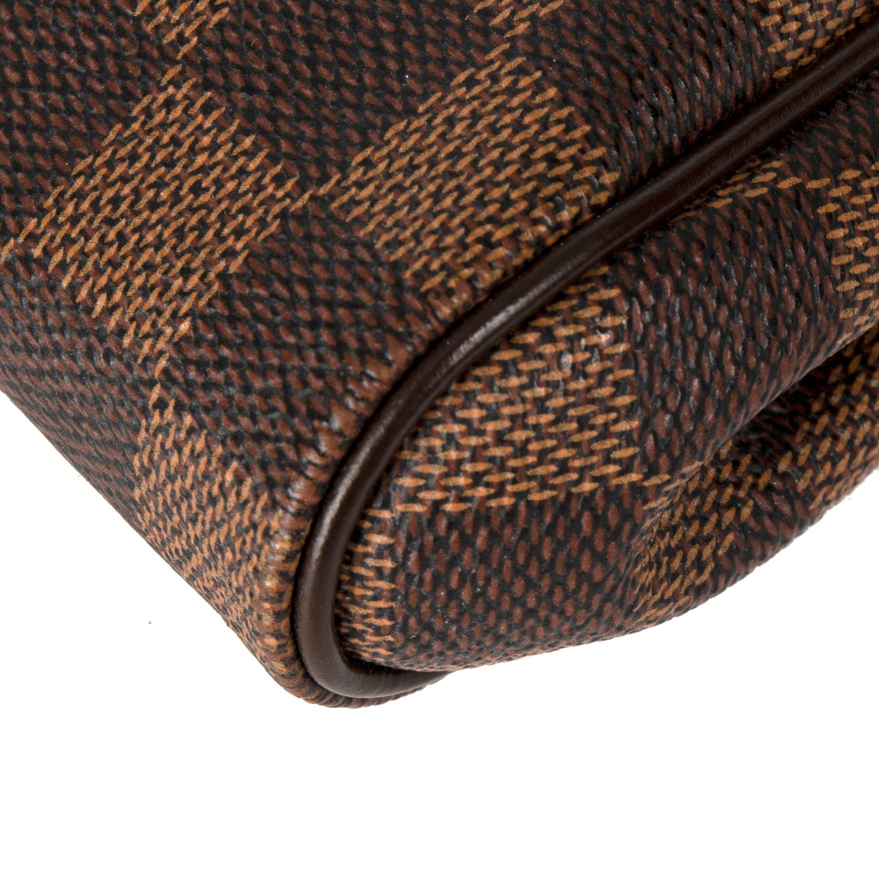 Louis Vuitton Damier Ebene Eva Clutch w/ Strap