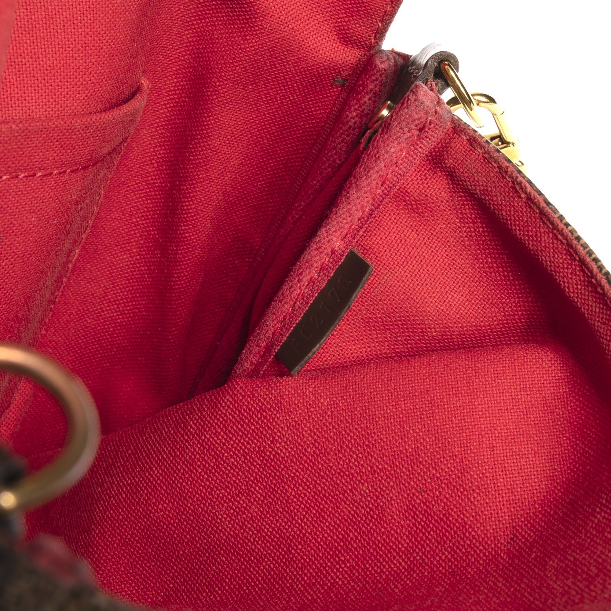 Louis Vuitton Damier Ebene Favorite MM w/ Strap