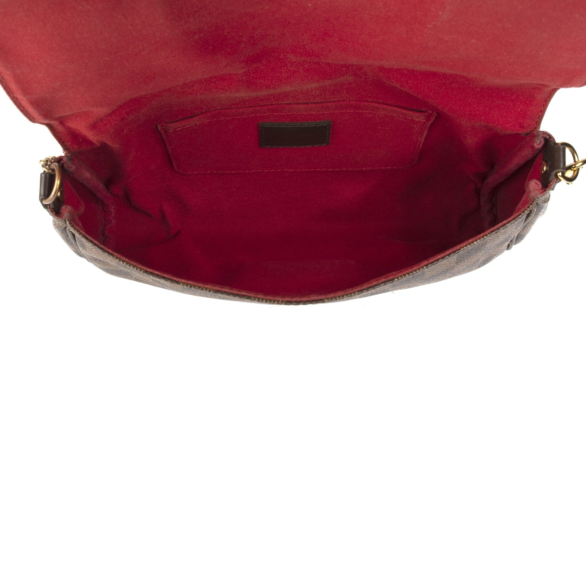 Louis Vuitton Damier Ebene Favorite MM w/ Strap