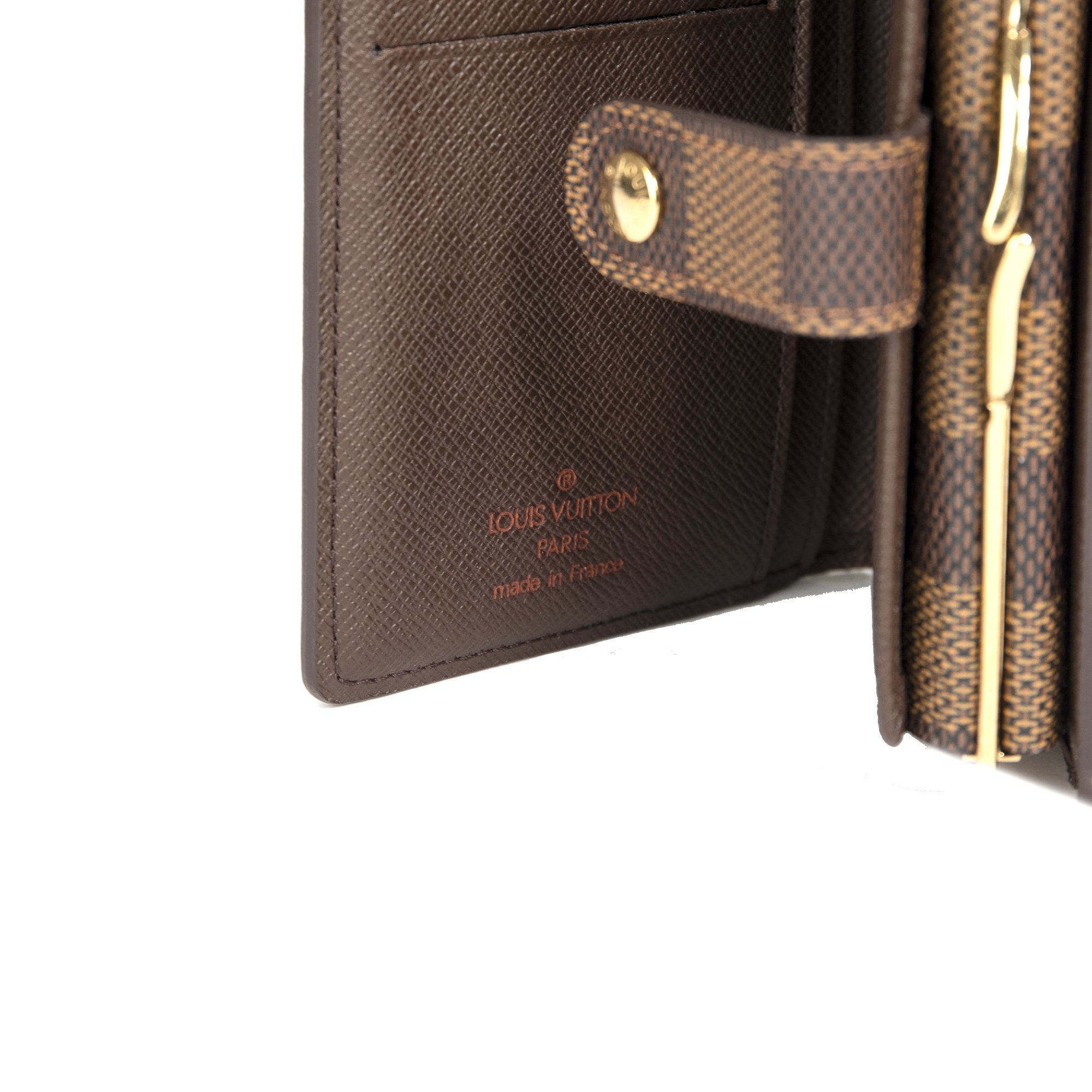 Louis Vuitton Damier Ebene French Purse Wallet