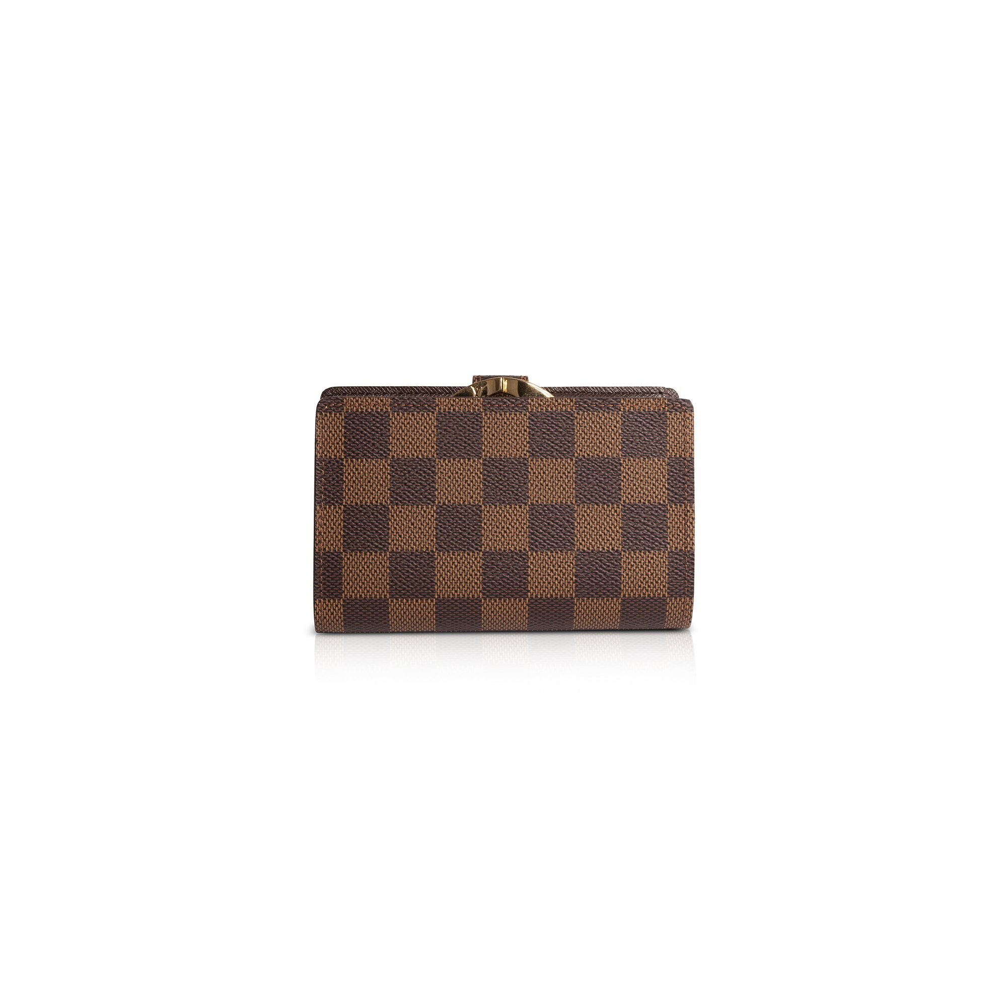 Louis Vuitton Damier Ebene French Purse Wallet w/ Box