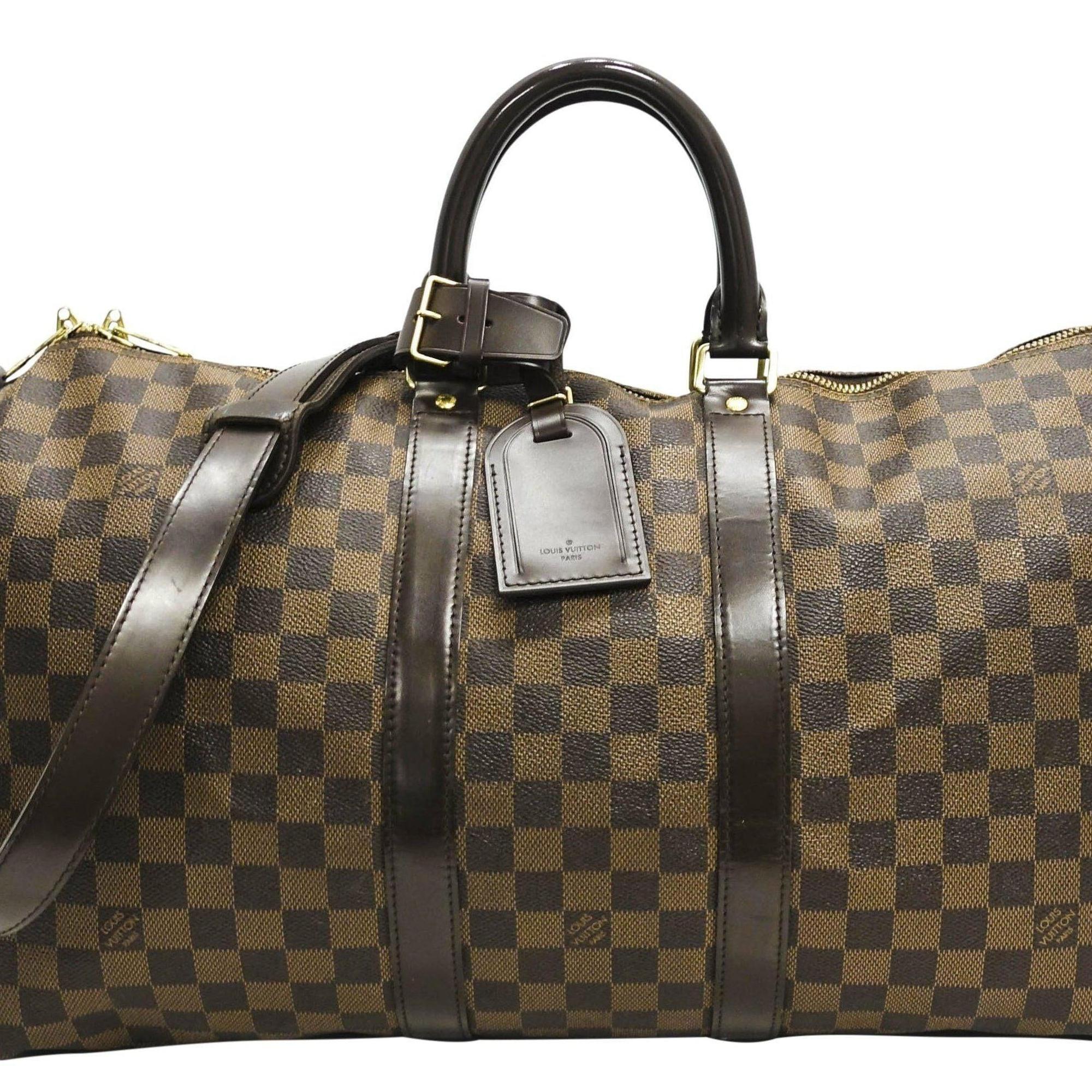 Louis Vuitton Damier Ebene Keepall Bandouliere 45