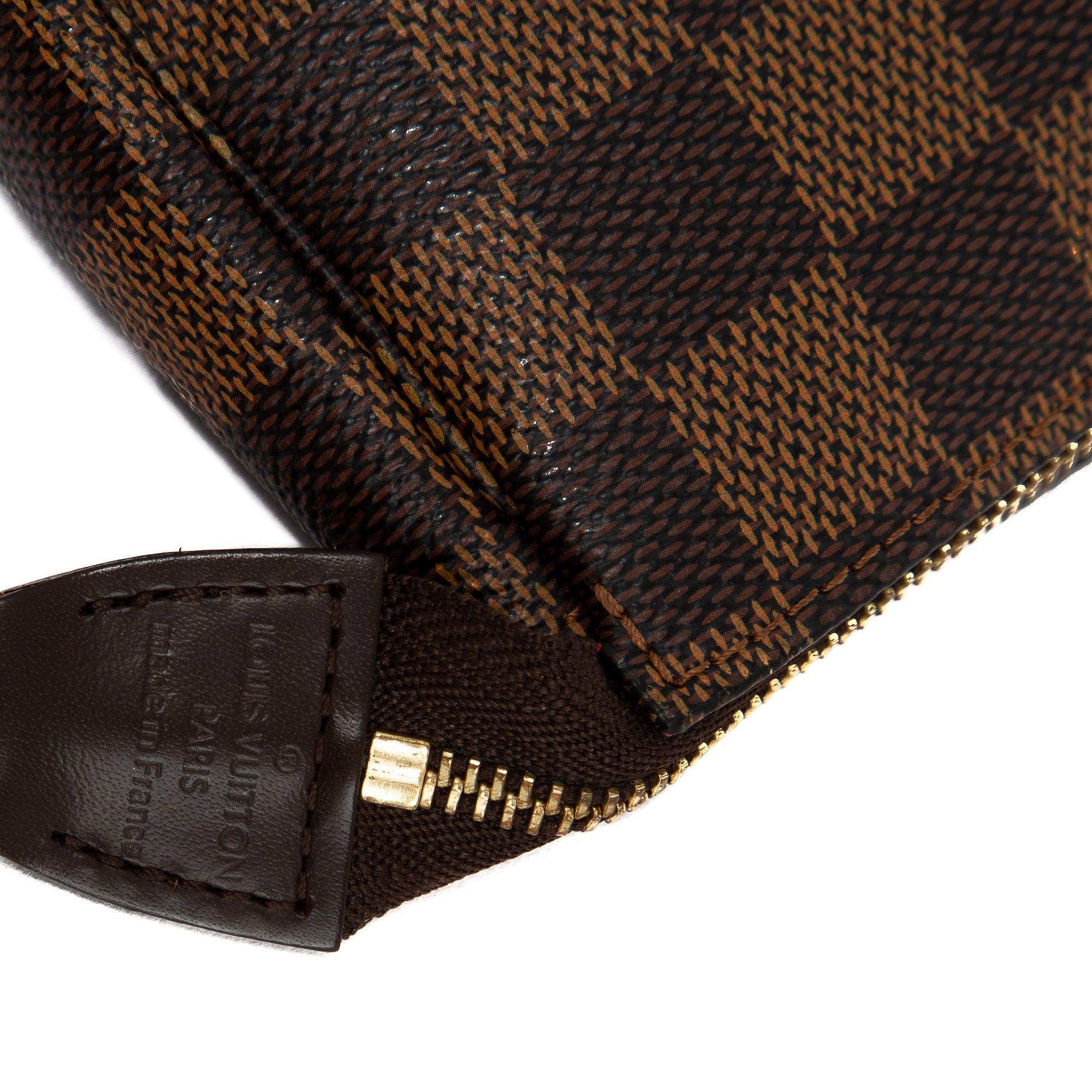 Louis Vuitton Damier Ebene Mini Pochette Accessories w/ Box